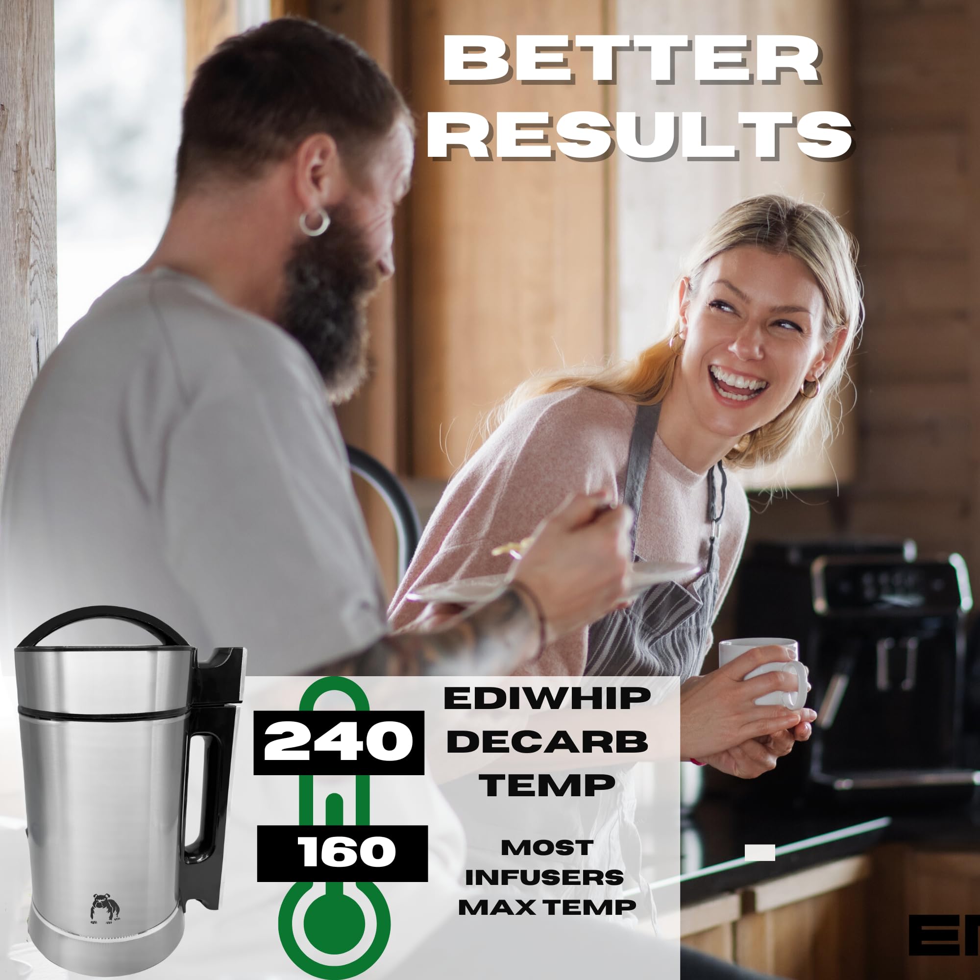 2 in 1 Decarboxylator and Infuser Machine - Electric Butter Maker & Oil Infuser with Gummy Maker - Includes Recipe eBook & Accessories - Perfect for Homemade Edibles, Cannabis Cooking & DIY Infusions