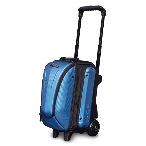 Hammer Carbon Shield Double Roller Blue Bowling Bag - Durable 2-Ball Rolling Bowling Bag for League & Tournament Players