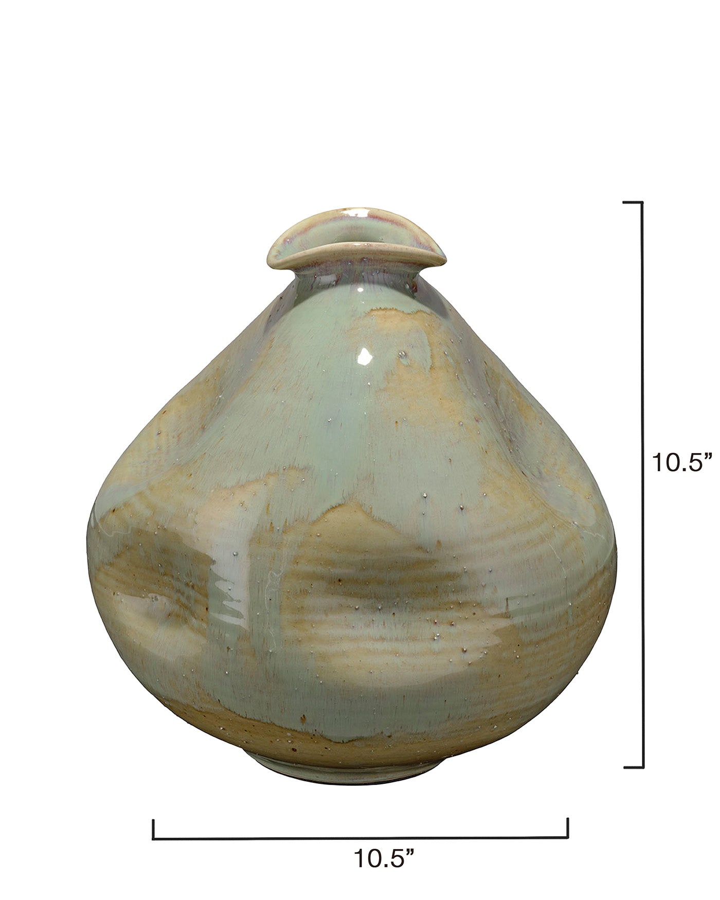 Handmade Madrid Dimpled Ceramic Vase - Modern Home Decor for Living Room, Dining Table & Wedding Centerpieces