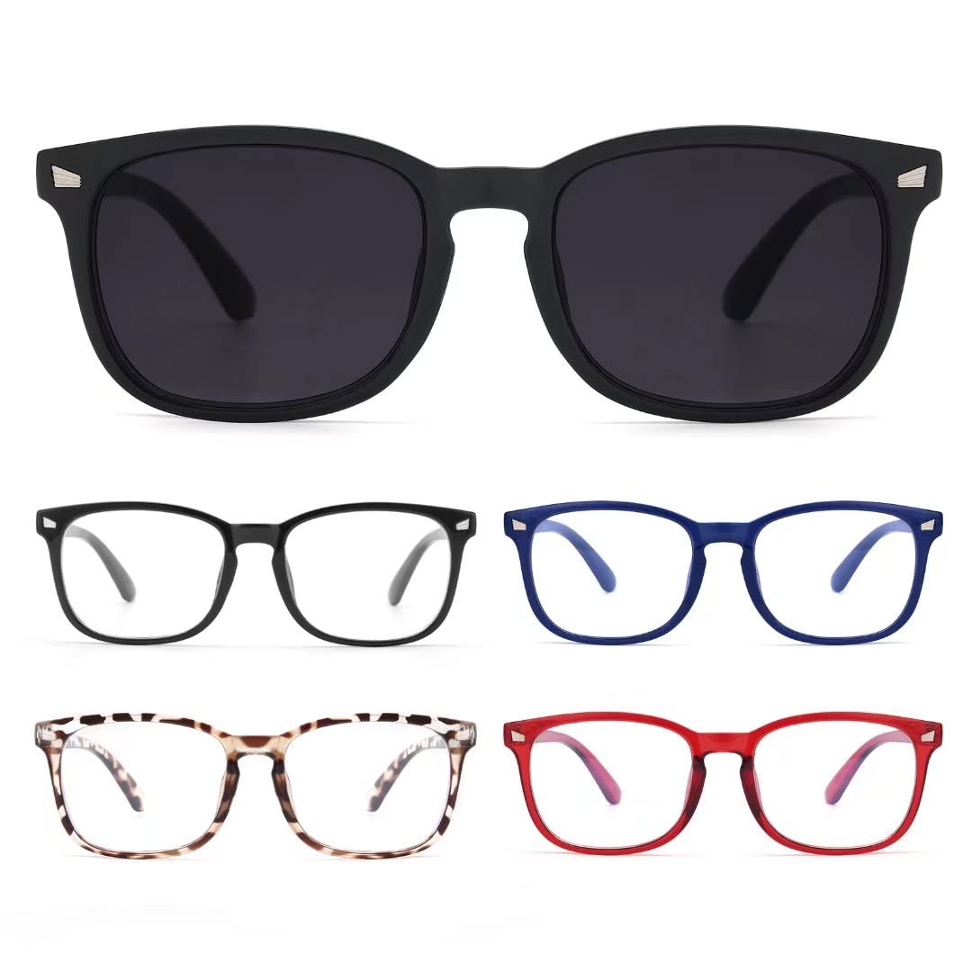 BLS BLUES Reading Glasses for Women & Men - Blue Light Blocking for Work & Screen Use