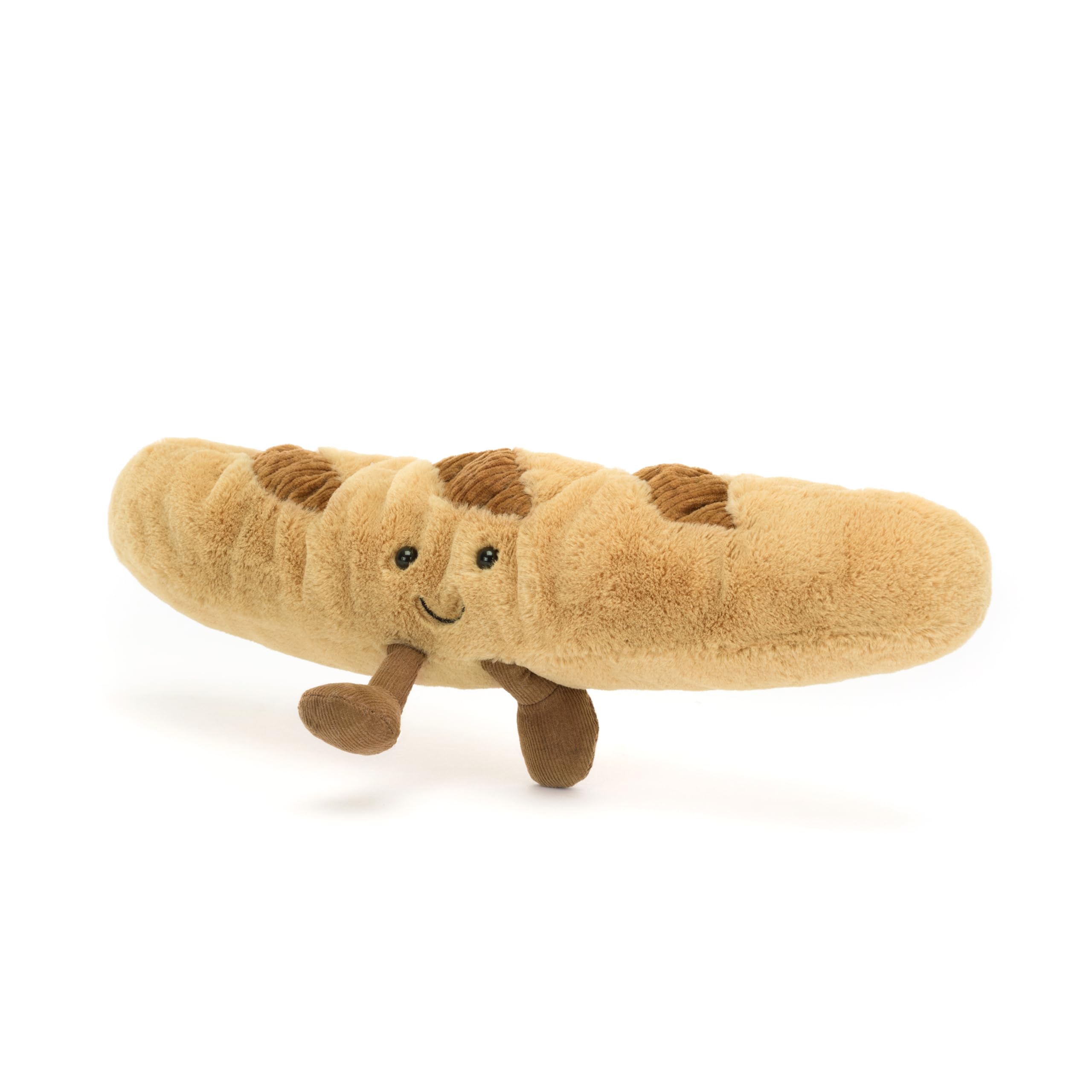 Jellycat Amuseables Soft Toy Bread Baguette - Adorable Plush French Bread Stuffed Animal for Kids & Collectors | Perfect Gift for Birthdays, Home Decor, and Cuddly Comfort