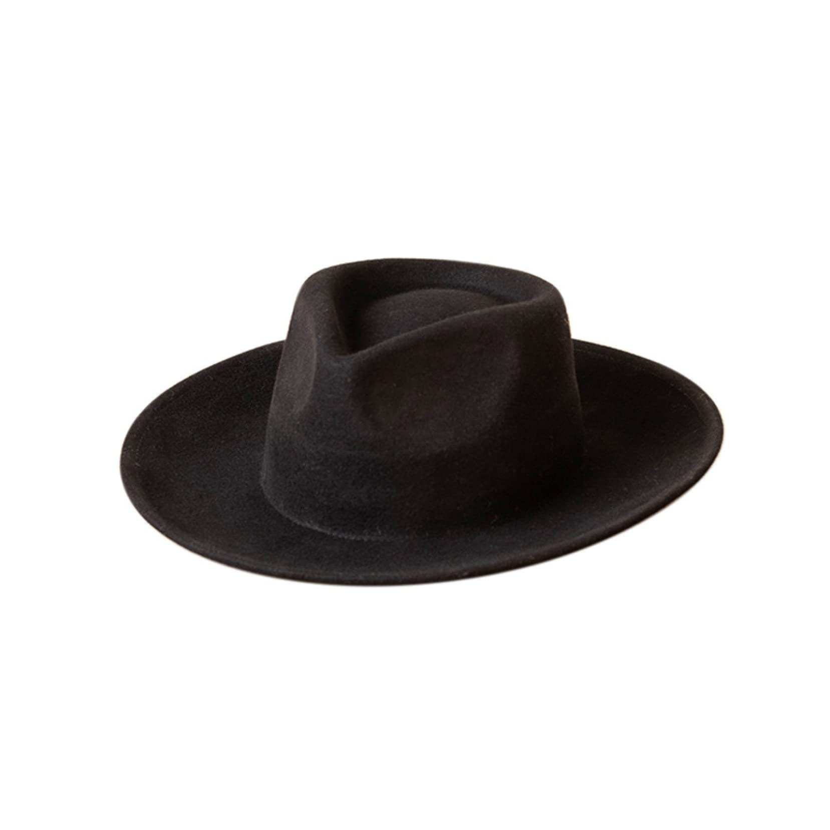 Stylish Wool Felt Fedora Hats for Women & Men - Classic Jazz Panama Caps with Bowler Design - Perfect for Outdoor Events, Concerts, and Fashion Outfits