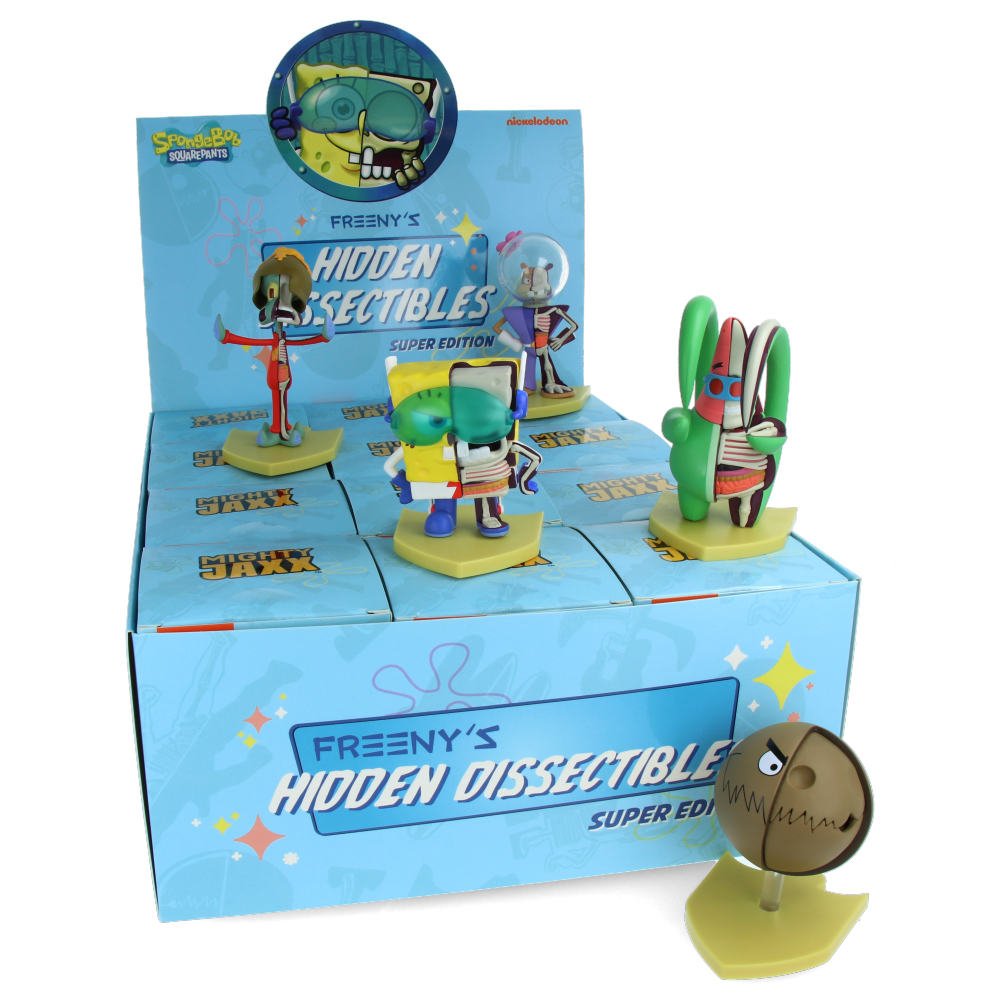 Freeny's Hidden Dissectibles SpongeBob Figure - Series 04 Super Edition Collectible Toy for Adults & Fans | Perfect for Display, Gifts, and SpongeBob Memorabilia Collections