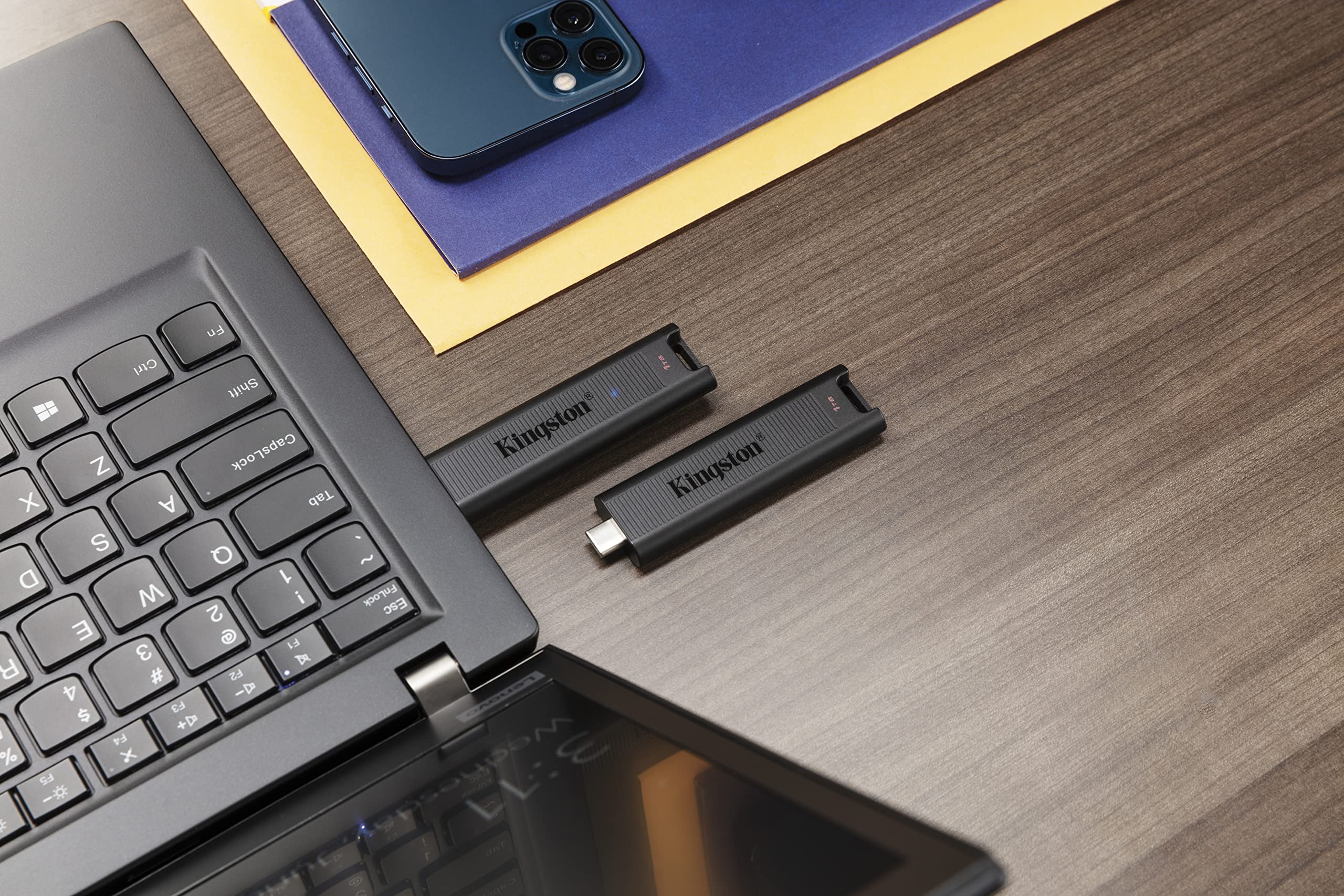 Kingston DataTraveler Max 1TB USB-C Flash Drive - High-Speed USB 3.2 Gen 2 (Up to 1000MB/s) - Portable Storage for Mac, Windows, Laptops, PCs - Perfect for 4K Videos, Large Files, Backups & Business Use