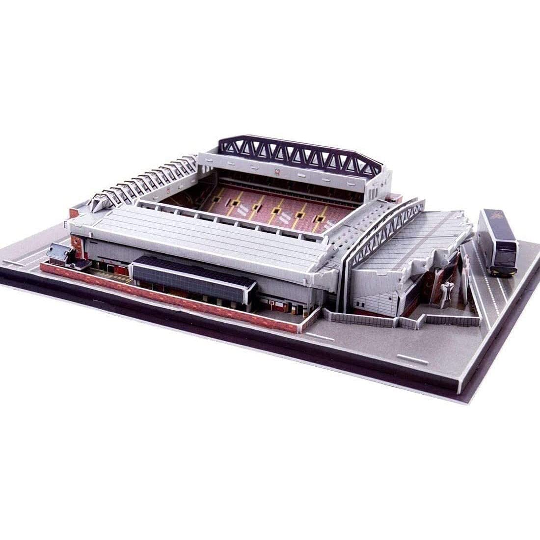 Liverpool FC Anfield Stadium 3D Puzzle Model - DIY Building Kit, Educational Toy for Adults & Kids | Perfect for Soccer Fans, Home Decor & Gift