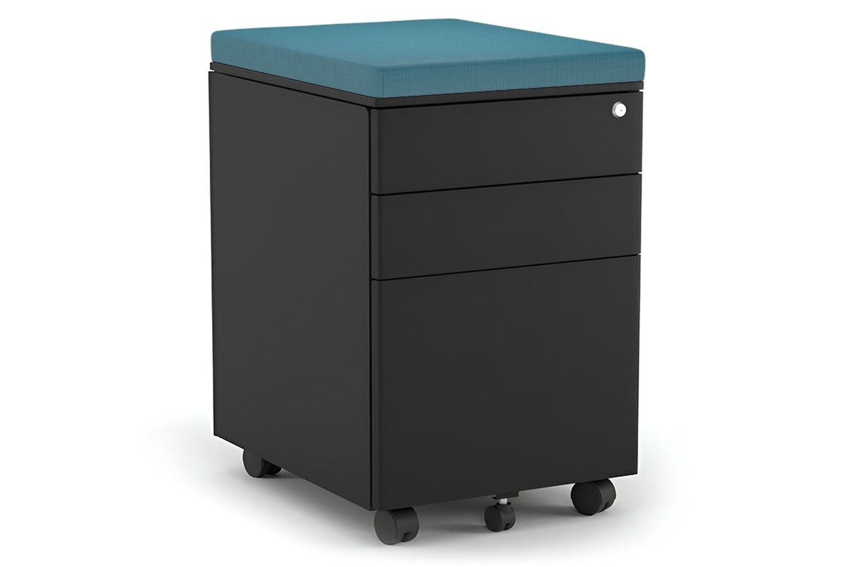 Mobile Pedestal with Filing Drawers - Heavy Duty Metal Office File Cabinet on Wheels - Perfect for Home Office, Classroom, or Workspace Organization