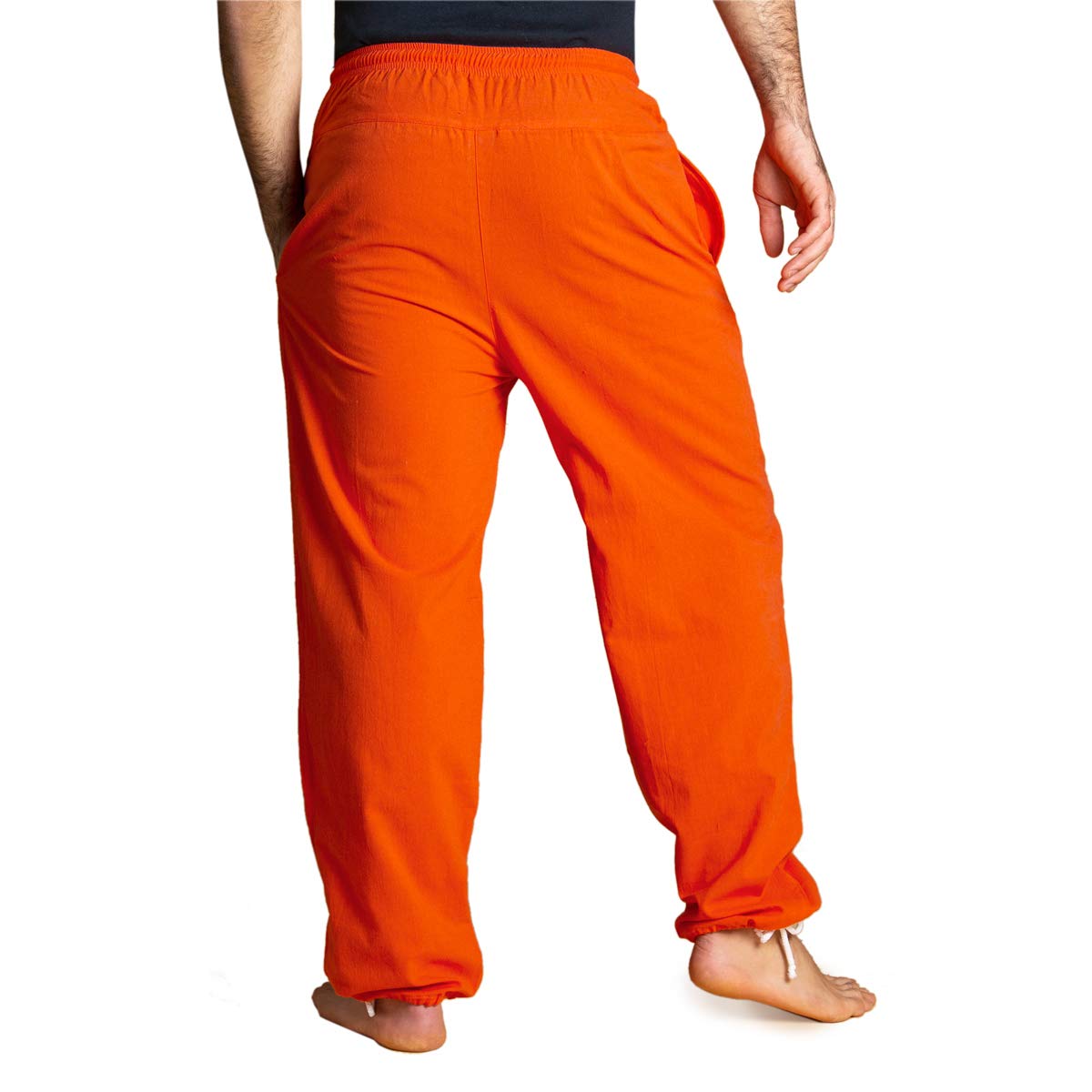 PANASIAM E-Pants - 100% Natural Cotton Soft & Opaque Fabric Pants for Men & Women | Comfortable Lounge Wear & Yoga Pants for Home, Office & Travel