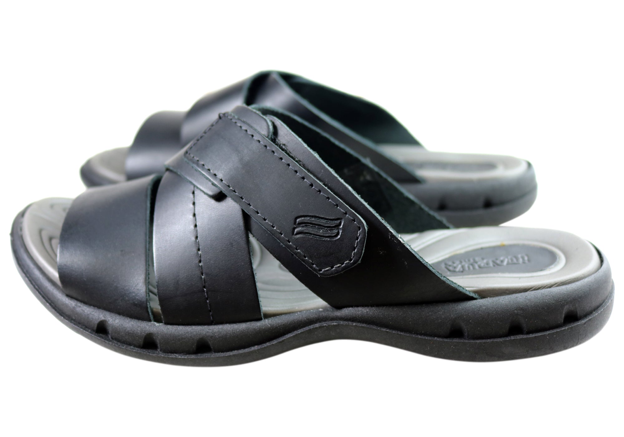 Premium Itapua Max Men's Leather Slides Sandals - Comfortable Brazilian-Made Footwear for Beach, Pool & Summer Relaxation