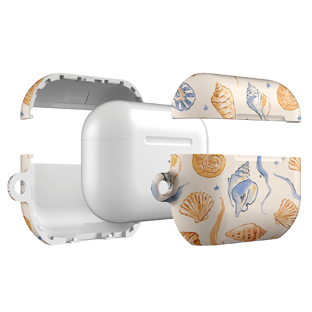 Shells & Swirls AirPods Pro Case - Protective Cover with Unique Design for Apple AirPods Pro (2nd Gen) - Perfect for Travel, Workout & Daily Use