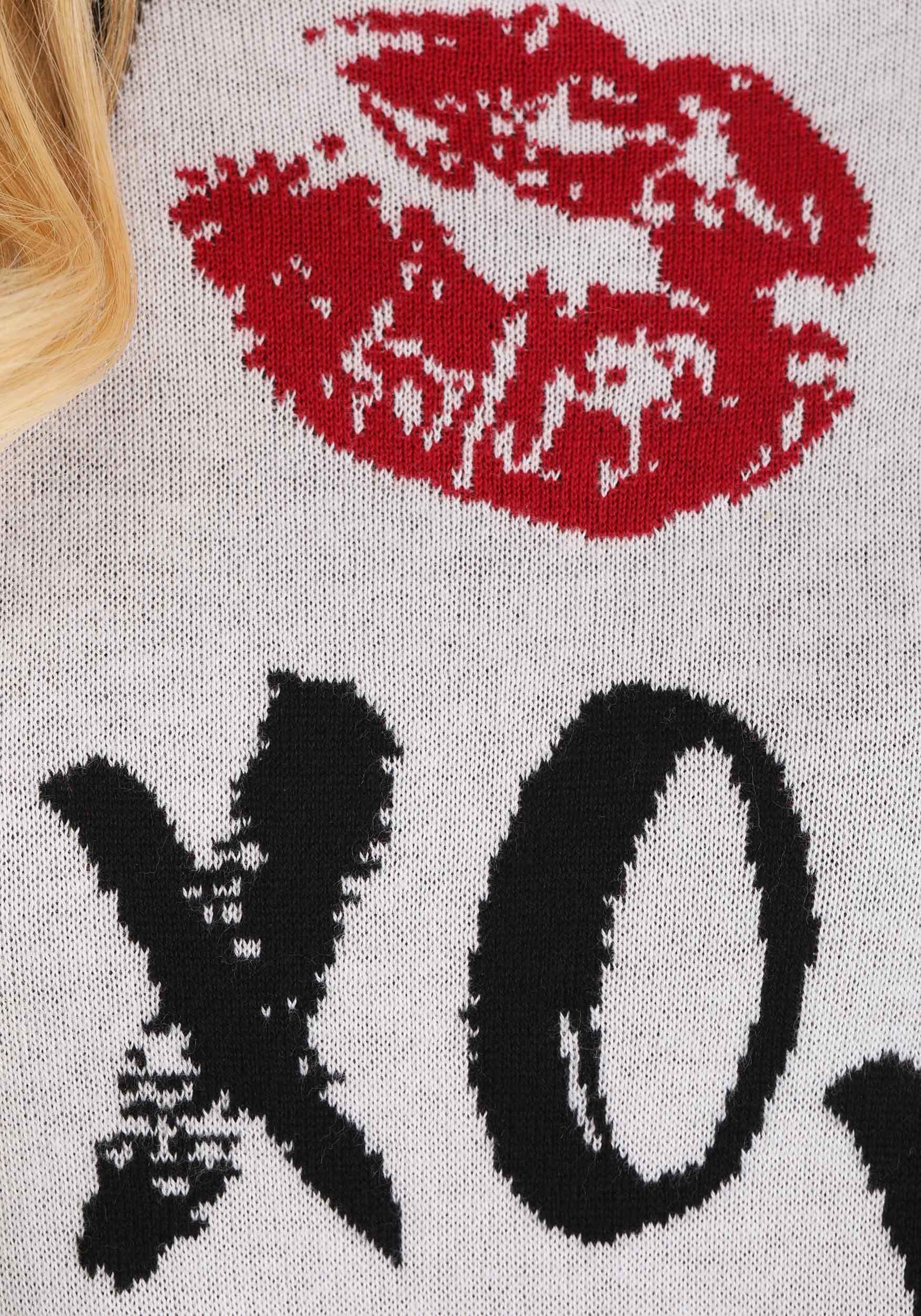 Valentine's Day Ugly Sweaters for Adults | Funny Love XOXO Be Mine Heart Crewneck Sweatshirts | Perfect for Couples, Parties & Festive Holiday Photos