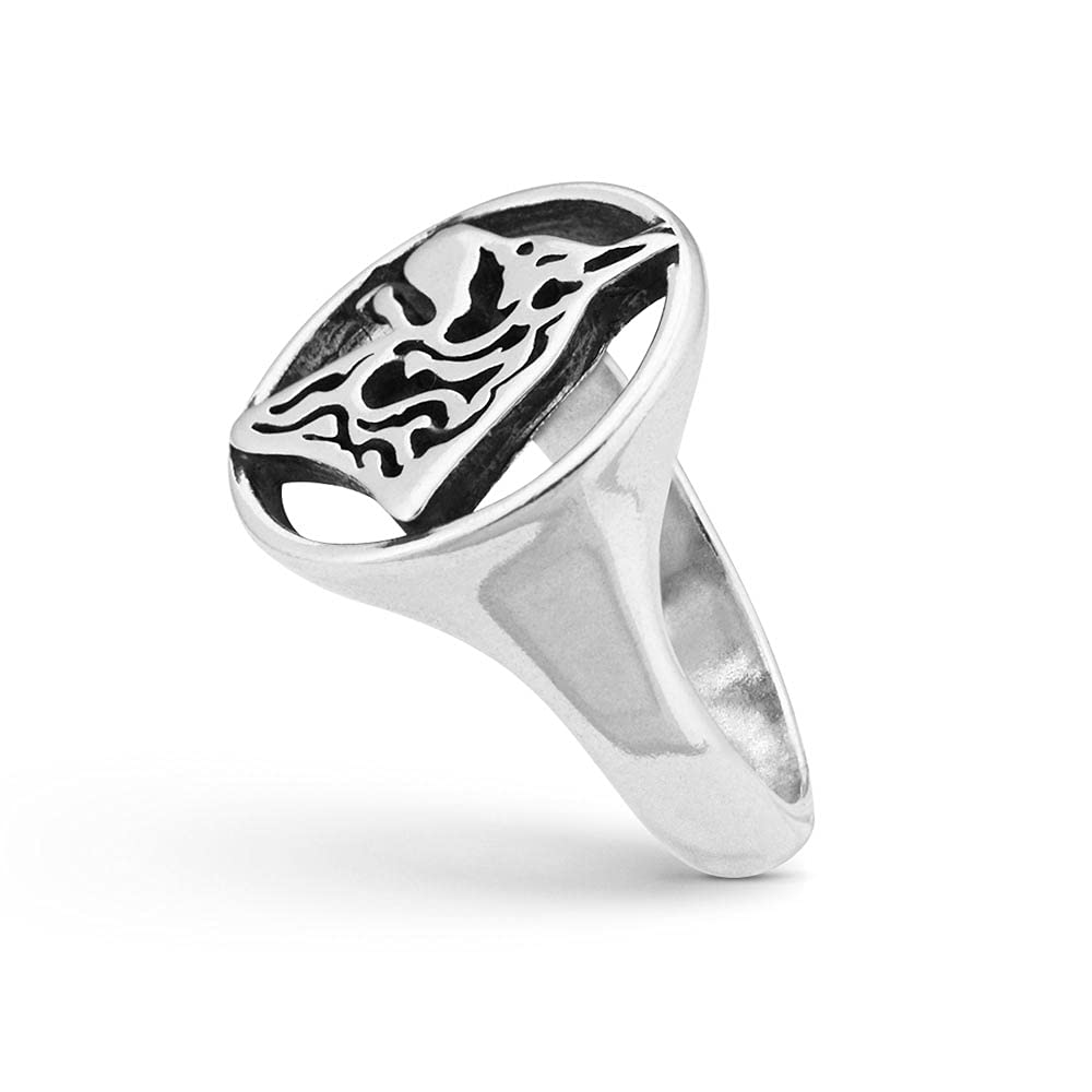 Sterling Silver German Shepherd Ring - Handmade Dog Lover Jewelry - Perfect Gift for Pet Owners & German Shepherd Enthusiasts - Ideal for Everyday Wear, Special Occasions & Dog-Themed Events