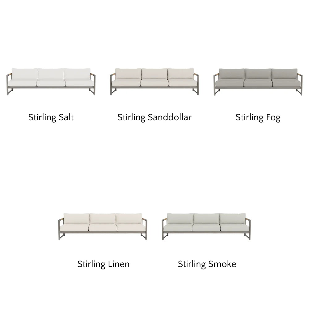 Breeze XL Outdoor 3-Seat Sofa Set - Waterproof Patio Furniture for Garden, Poolside & Backyard Relaxation
