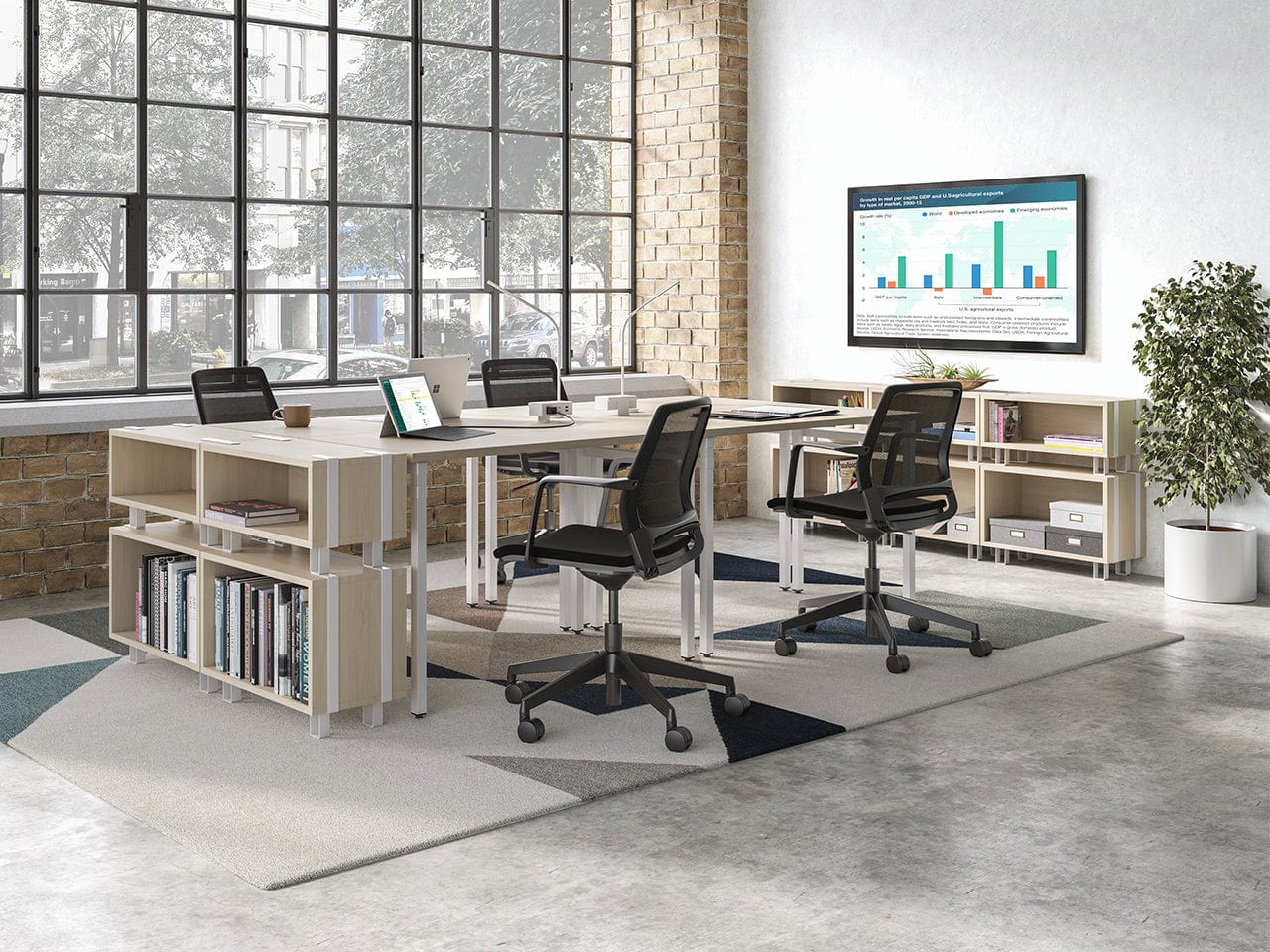 Safco Medina™ Ergonomic Conference Chair [6828] - Comfortable Office Chair for Meetings, Presentations & Professional Workspaces