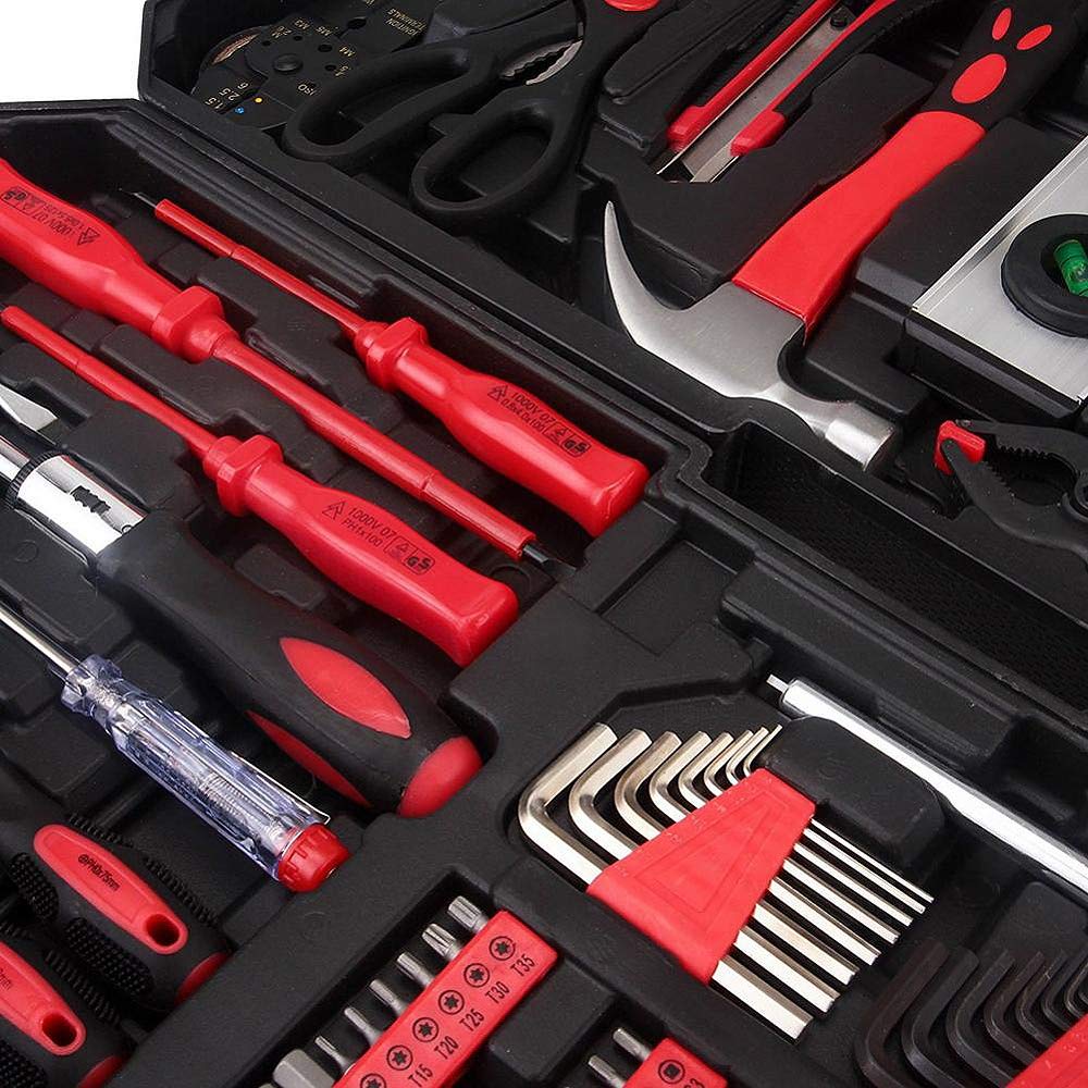 Yeysynana 799-Piece Professional Tool Kit - Heavy Duty Household & Automotive Repair Tools Set with Aluminum Alloy Trolley Case - Perfect for DIY Home Maintenance, Car Repairs, and Machinery Fixing - Ideal for Handymen, Mechanics, and Homeowners