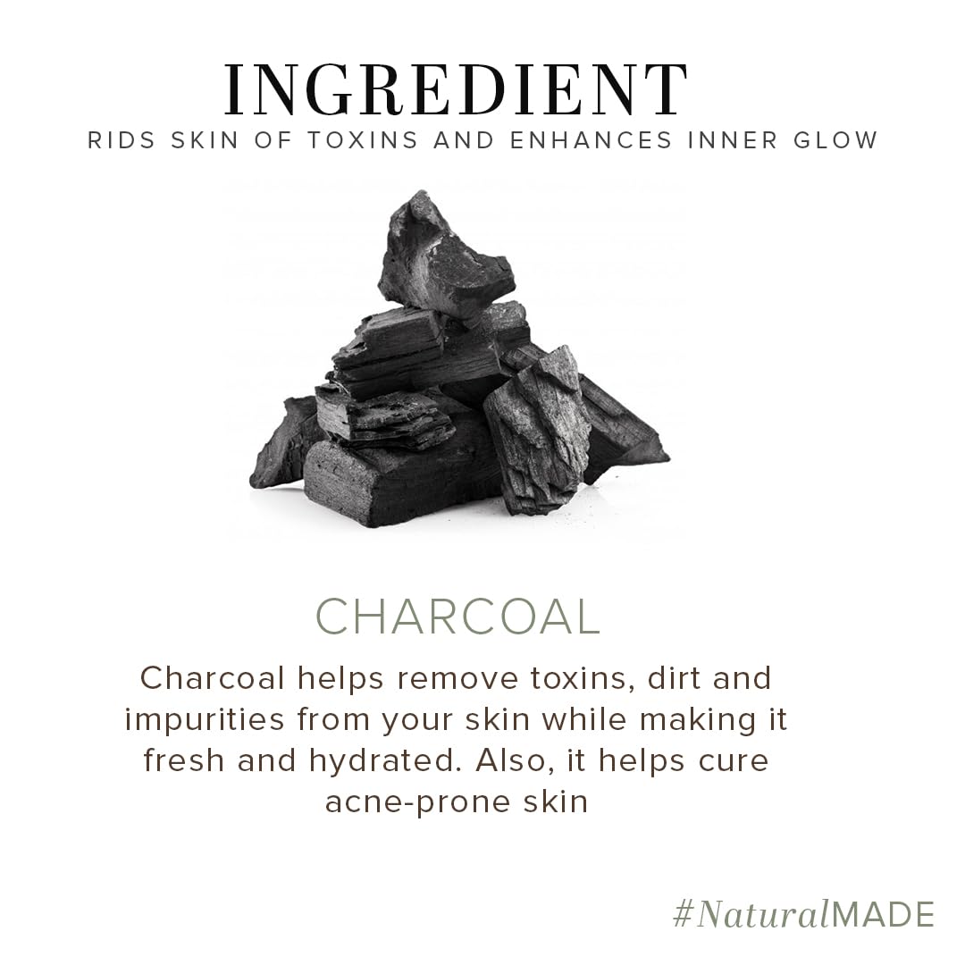 Khadi Natural Activated Bamboo Charcoal Face Scrub - Exfoliating & Deep Cleansing for Acne, Blackheads & Oily Skin | Organic Botanicals | Perfect for Daily Skincare Routine & Spa Days