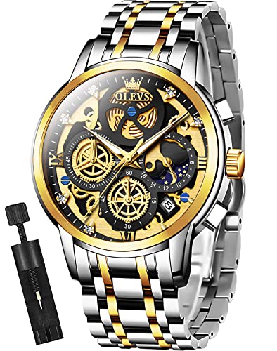 9947: Two tone band & Black dial
