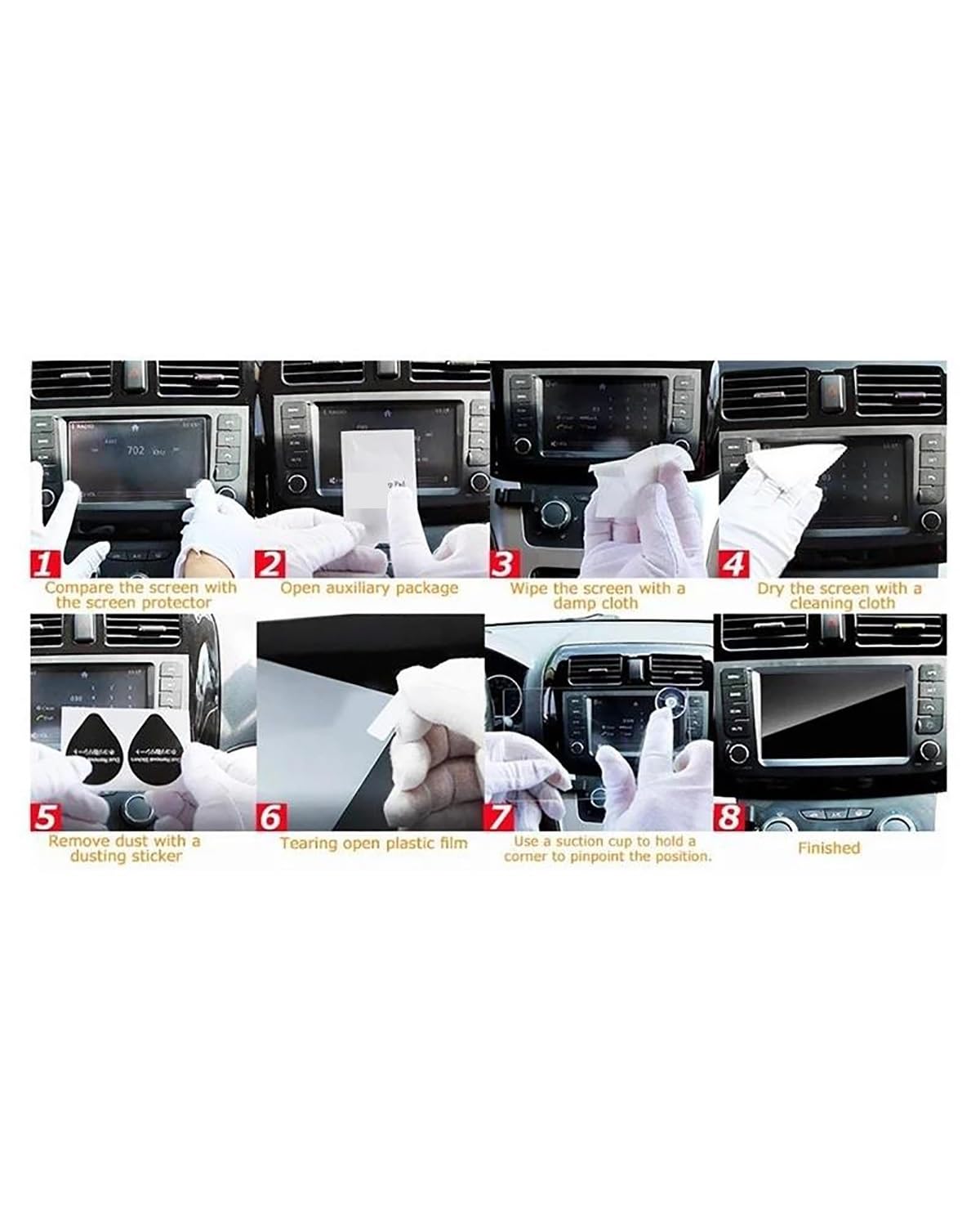 BMW G20 G21 Series 3 (2020-2021) Dashboard Screen Protector - Tempered Glass for Car Radio GPS Navigation - Right Hand Drive (UK/SG/HK/IN) - Anti-Scratch & HD Clarity - Perfect for Daily Commuting & Road Trips