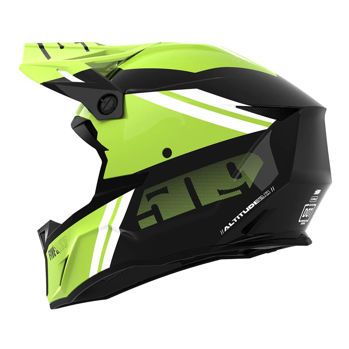 509 Altitude 2.0 Carbon Fiber 3K Motorcycle Helmet - ECE Certified, High Airflow Snowmobile & Winter Sports Helmet for Skiing, Snowboarding & Cold Weather Riding