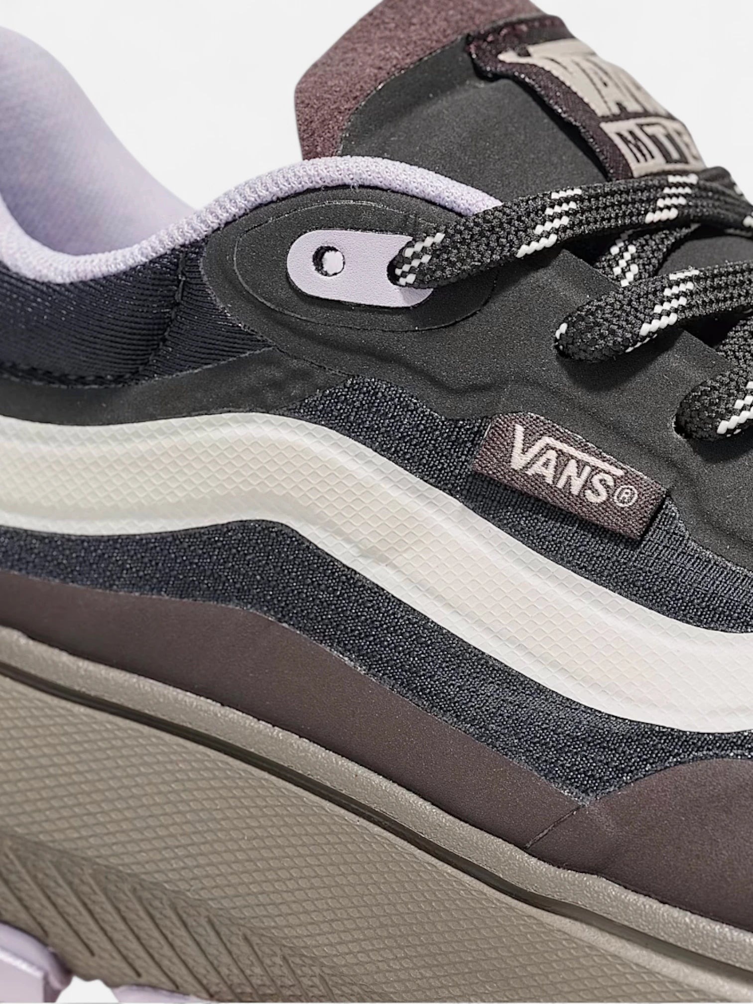 Vans MTE Crosspath Sneakers - Black & Purple Waterproof Hiking Shoes for Men & Women | Outdoor Adventure, Trail Running & Casual Wear