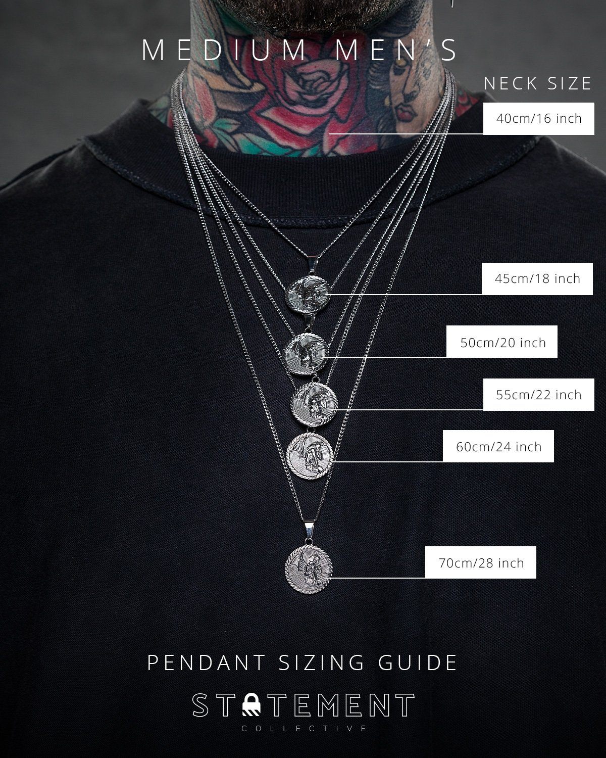 Onyx Medallion Pendant Necklace for Men & Women - Black Stone Jewelry Gift for Birthday, Anniversary - Perfect for Casual Wear, Formal Events & Spiritual Protection