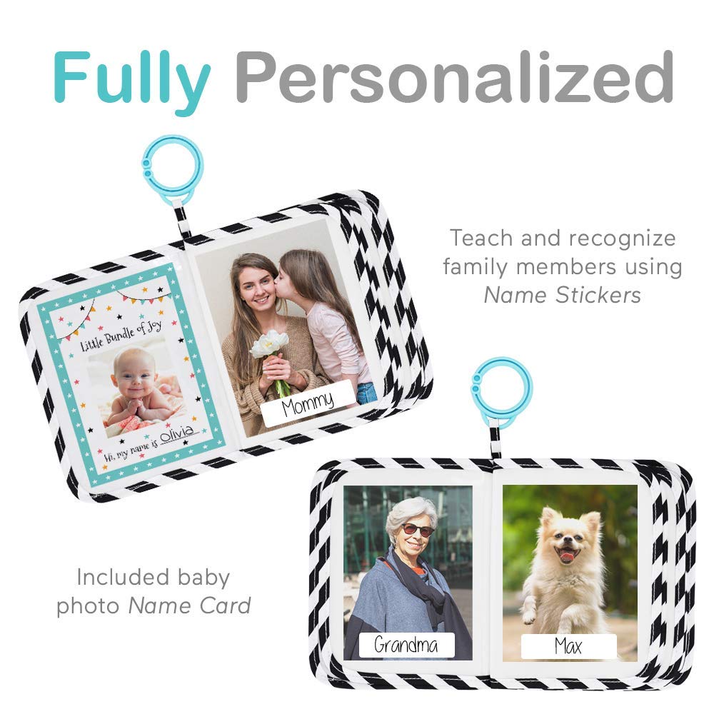 **Best Early Learning Bundle for Babies & Toddlers - My First Family Album, Soft Alphabet Flash Cards, Photo Cloth Book & Animal Cloth Cards - Perfect Gift Set for Newborns, Infants & Kids - Ideal for Playtime, Learning & Memory Development**
