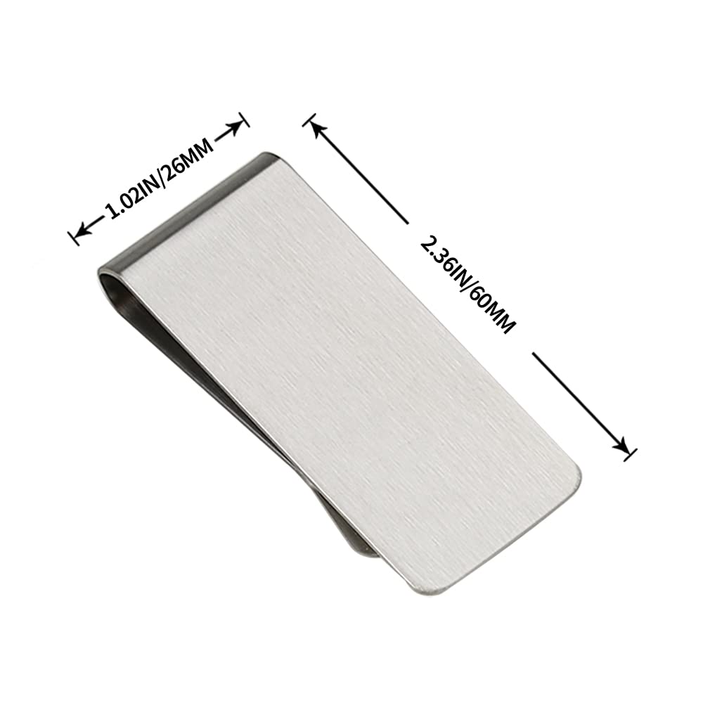Custom Engraved Money Clip for Men - Personalized Wallet Gift for Him