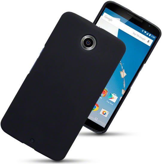 Google Nexus 6 Hard Shell Protective Case - Shockproof & Scratch Resistant Cover for Google Nexus 6 Phone (Black) - Perfect for Daily Use, Travel & Outdoor Activities