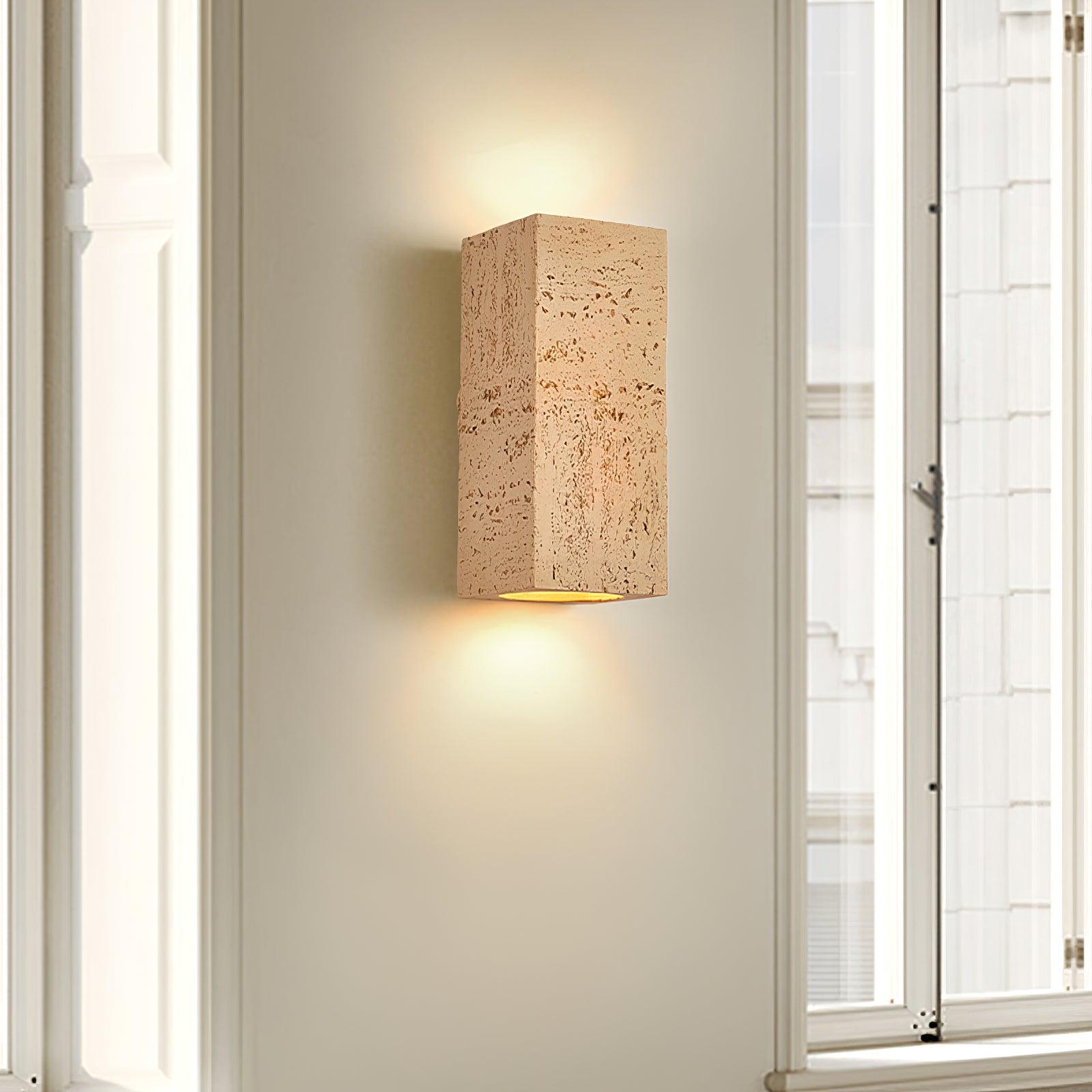 Modern Brick Wall Lamp - Industrial Style LED Sconce Light Fixture for Bedroom, Living Room, and Office Decor | Energy Efficient Indoor Lighting Solution