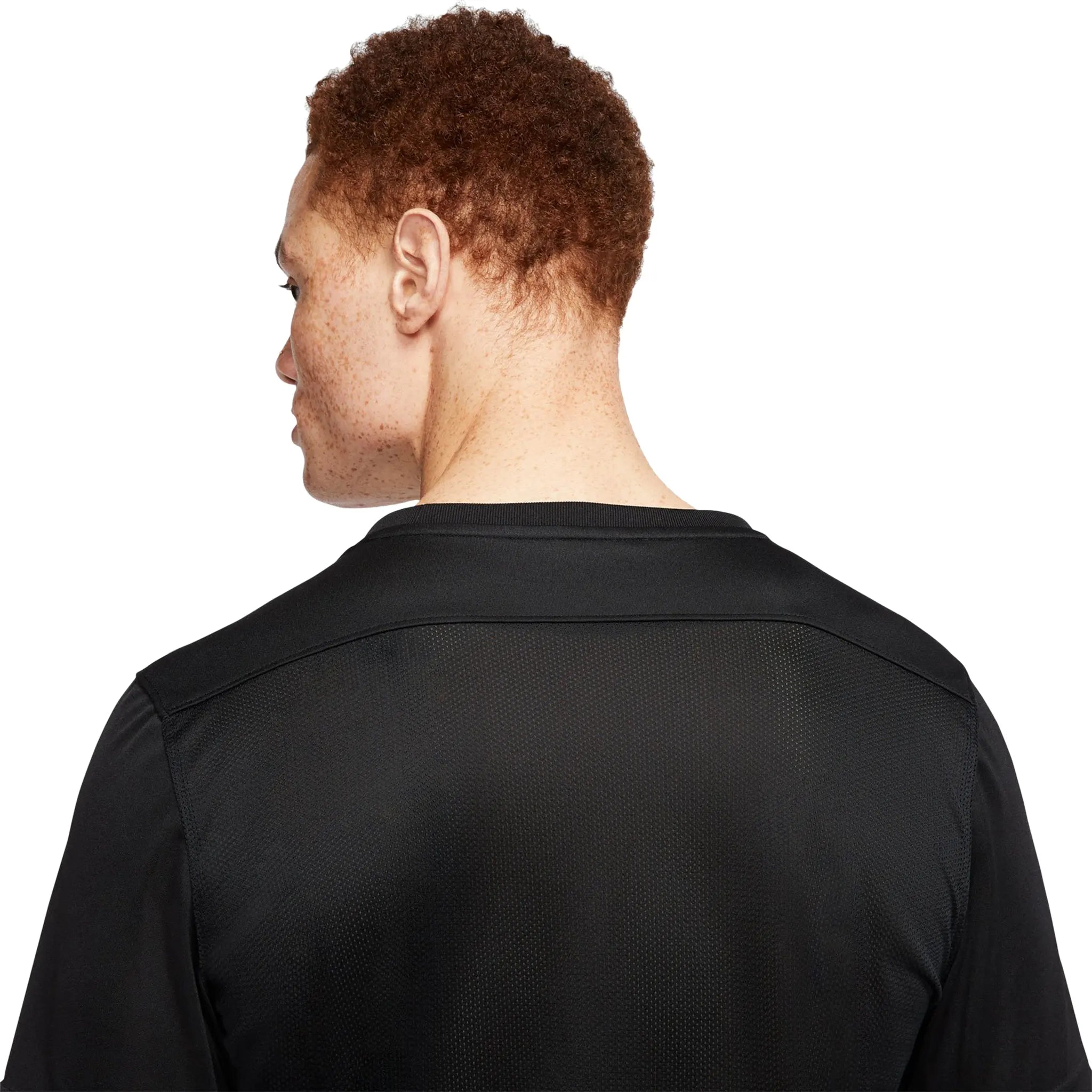 Nike Dri-FIT Park VII Short Sleeve T-Shirt for Men - Moisture-Wicking Athletic Shirt in Black/White - Perfect for Running, Gym Workouts & Casual Wear