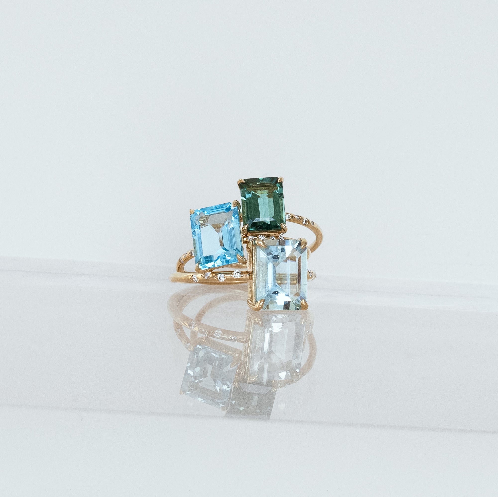 Stunning Large Starry Tourmaline Ring for Women - Genuine Gemstone Jewelry for Engagement, Anniversary & Special Occasions