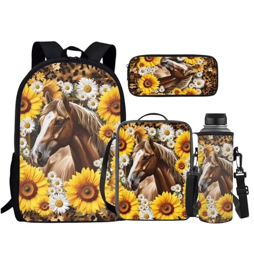 Sunflower With Horse Printedddd