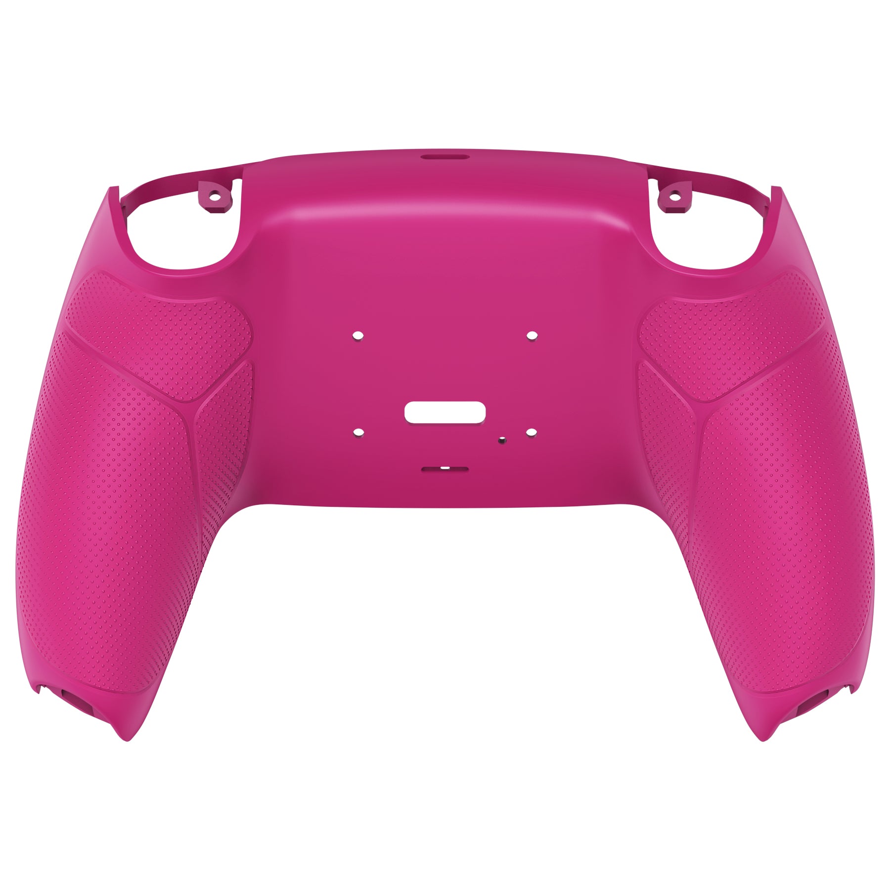 eXtremeRate Nova Pink Performance Rubberized Grip & Redesigned Back Shell for PS5 Controller - Compatible with eXtremerate RISE Remap Kit (Controller & RISE Remap Board NOT Included) - Model UPFU6009 - Perfect for Gaming, Streaming & Competitive Play