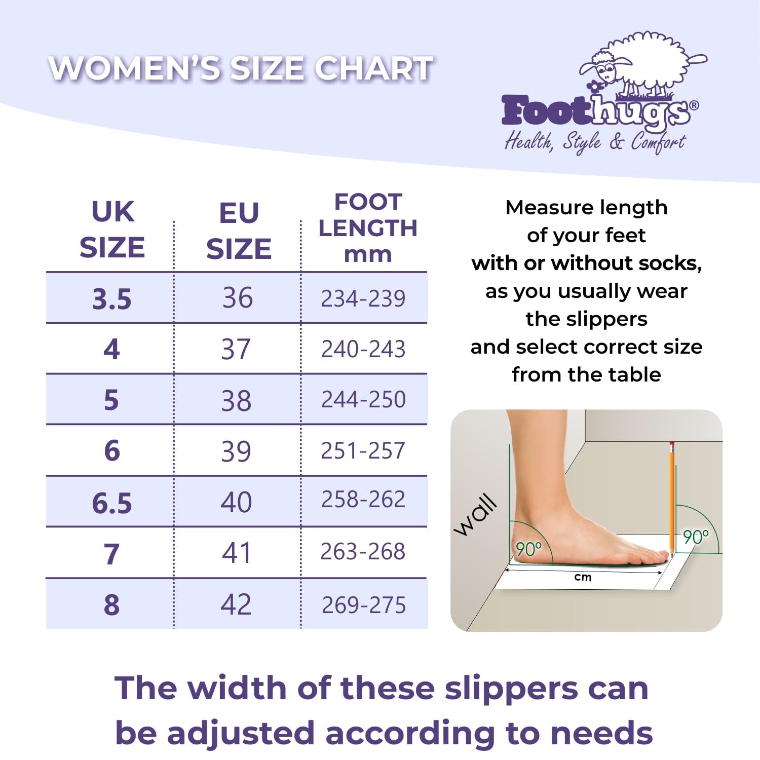 FOOTHUGS Open-Toe Women's Suede Mule Slippers with Arch Support & Orthopedic Memory Foam Insole - Comfortable Butterfly Design for Home, Office & Relaxation
