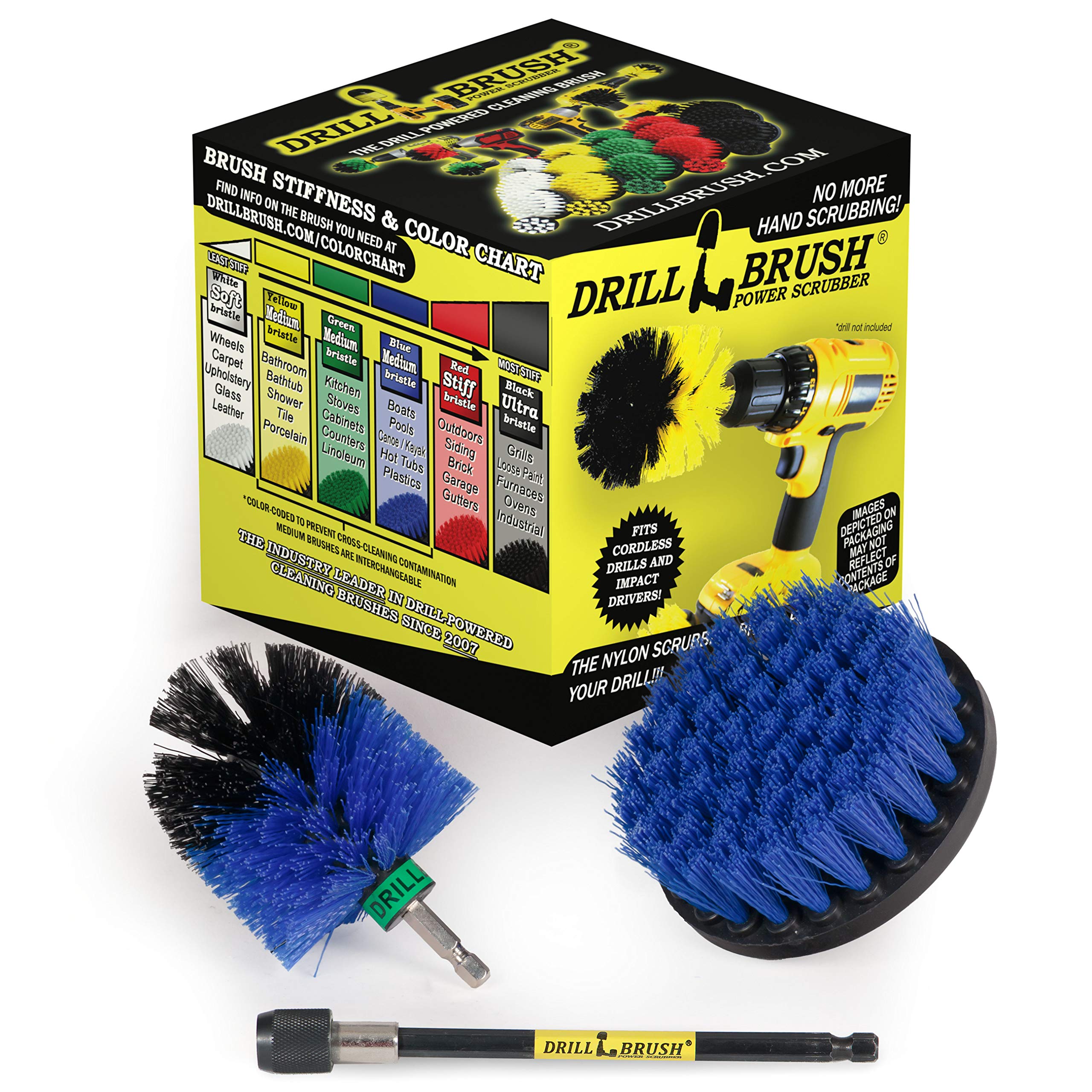 **Inflatable Kayak, Canoe & Fishing Boat Cleaning Kit - Hull Cleaner for Scum, Oily Residue, Weeds & Barnacles with Spin Brush - Perfect for Outdoor Watercraft Maintenance**
