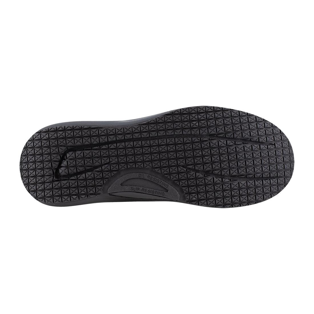 Lite Plus 4 Athletic Soft Toe Slip-Resistant Work Shoes for Men & Women - Black | Lightweight Comfortable Non-Slip Sneakers for Running, Walking, Gym & Outdoor Activities
