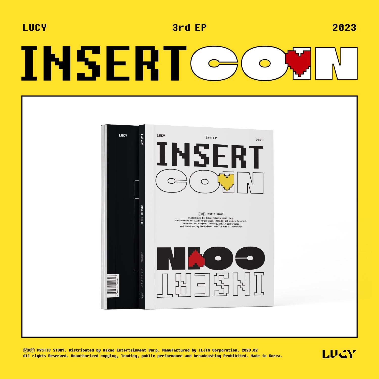 LUCY 3rd EP Album 'Insert Coin' - Kpop Music CD | Perfect for Kpop Collectors & Music Lovers | Great for Gifts, Parties & Kpop Fan Collections