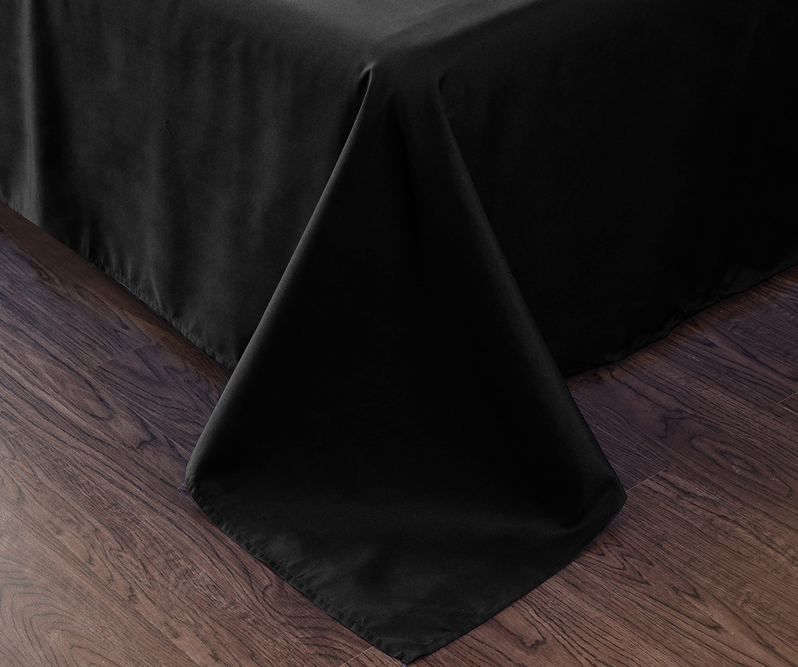 Premium 4-Piece Empire Home Bed Sheet Set - Breathable, Soft & Easy Care - Deep Pocket Fits King Size Mattress - Perfect for Luxury Bedrooms & Guest Rooms (Black)
