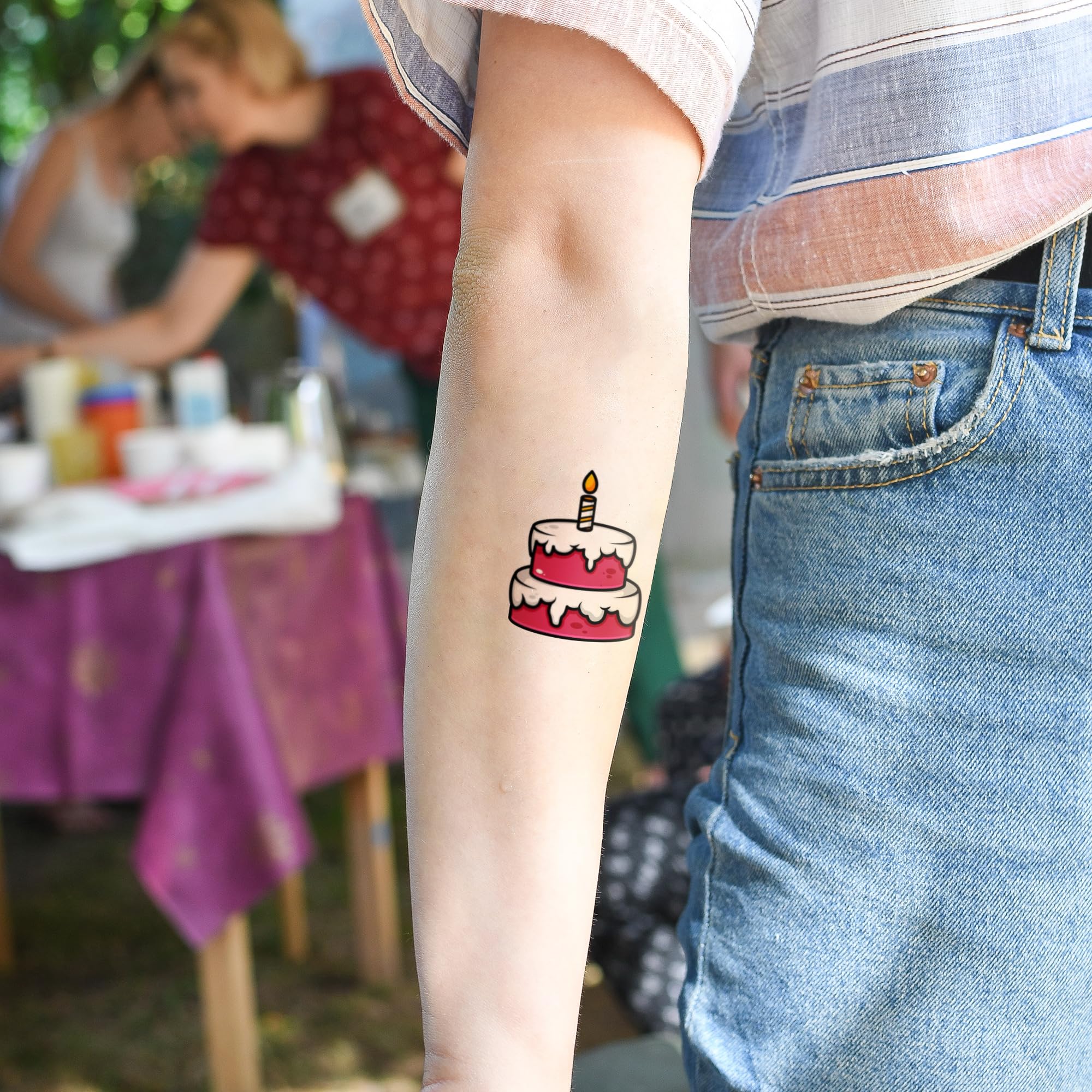 VViViD A4 Size Quick Apply Custom Inkjet Temporary Tattoo Paper - 2 Sheets Pack for DIY Body Art, Costume Parties & Events