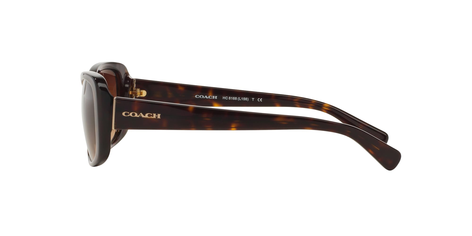 Coach Women's HC8168 Rectangular Sunglasses - UV Protection Fashion Shades for Driving, Beach & Outdoor Activities