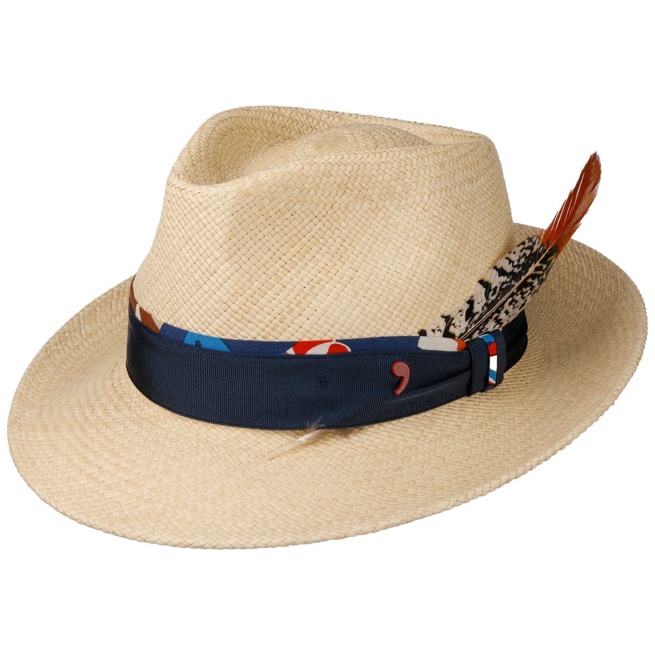 Lovico Traveller Panama Hat by Alfonso D'Este - Premium Handwoven Straw Hat for Men & Women - Perfect for Beach Vacations, Summer Outfits, and Outdoor Adventures