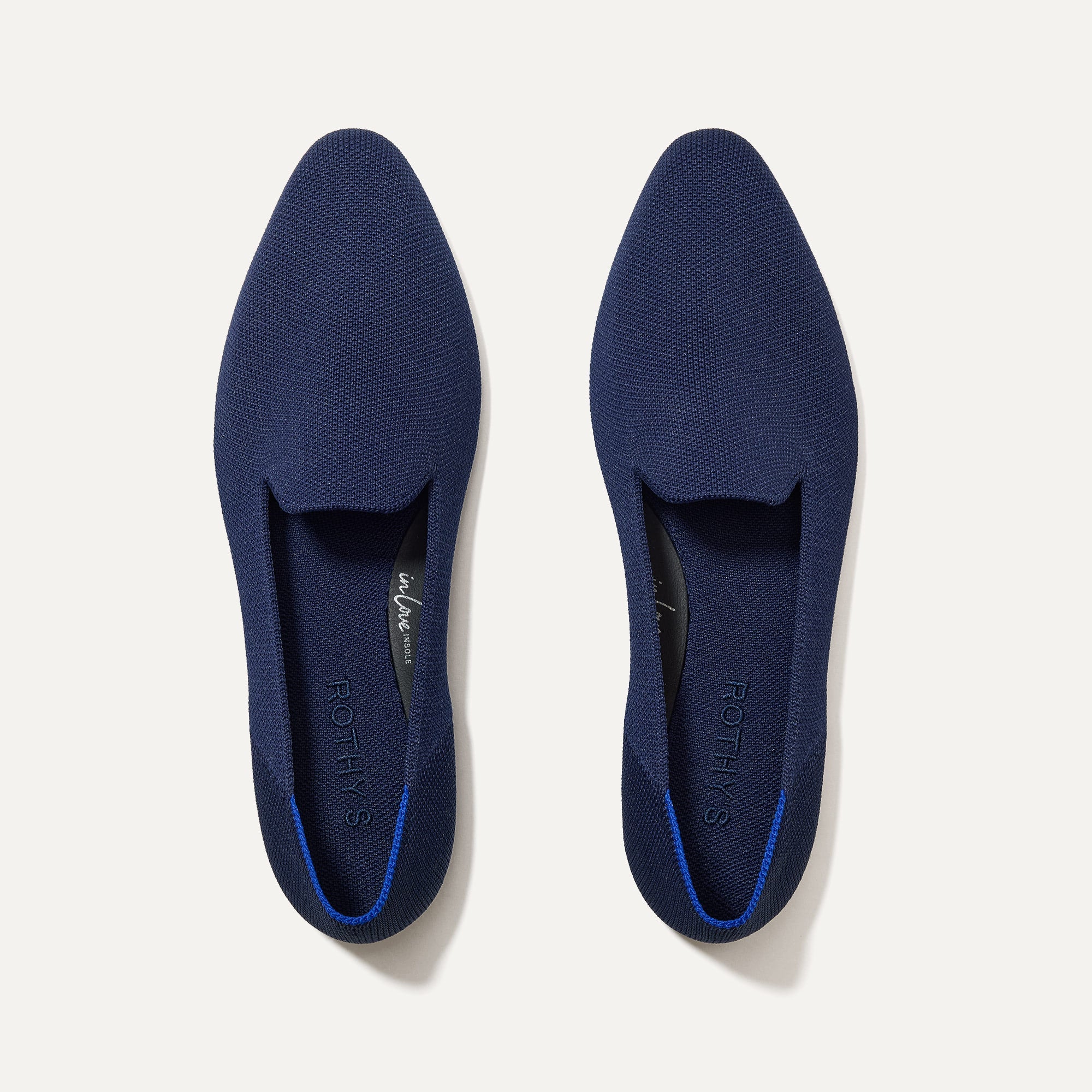 Premium Men's Almond Toe Loafers in Deep Navy - Comfortable Slip-On Dress Shoes for Business, Casual & Office Wear