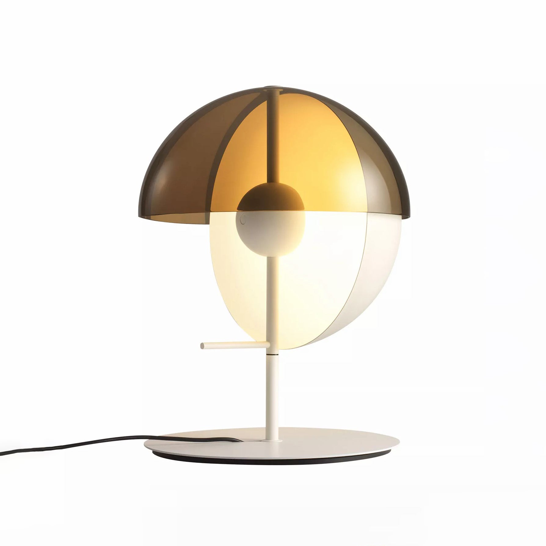 Theia Modern Table Lamp - Stylish LED Nightstand Light for Bedroom, Living Room & Office - Warm White & Cool White Dimmable Lighting
