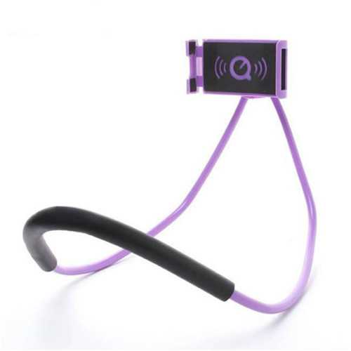 Bakeey 360° Rotating Phone Stand Holder - Adjustable Neck, Waist & Desktop Mount for Xiaomi, iPhone, iPad - Perfect for Cooking, Gaming & Office Work
