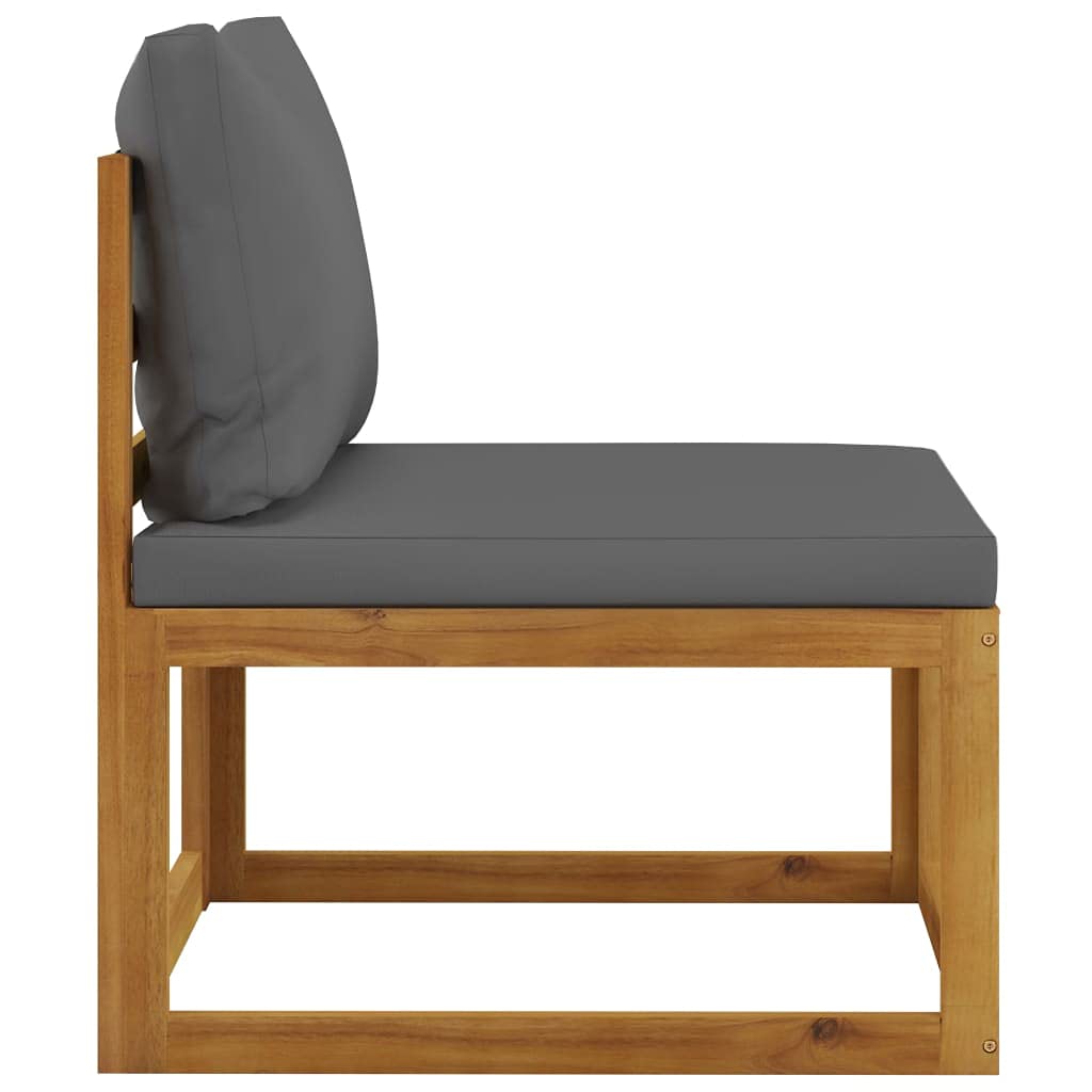3-Piece Acacia Wood Garden Lounge Set with Cushions - Outdoor Patio Furniture for Deck, Porch, Lawn & Backyard - Perfect for Relaxing in Your Garden or Outdoor Living Space