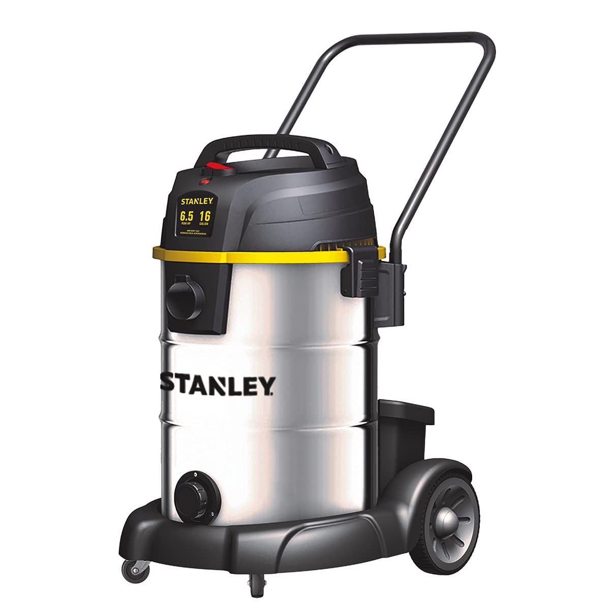 Stanley Industrial Wet and Dry Vacuum Cleaner - Powerful 5 Gallon Shop Vac for Garage, Workshop & Home Cleaning - Heavy Duty Debris & Liquid Pickup