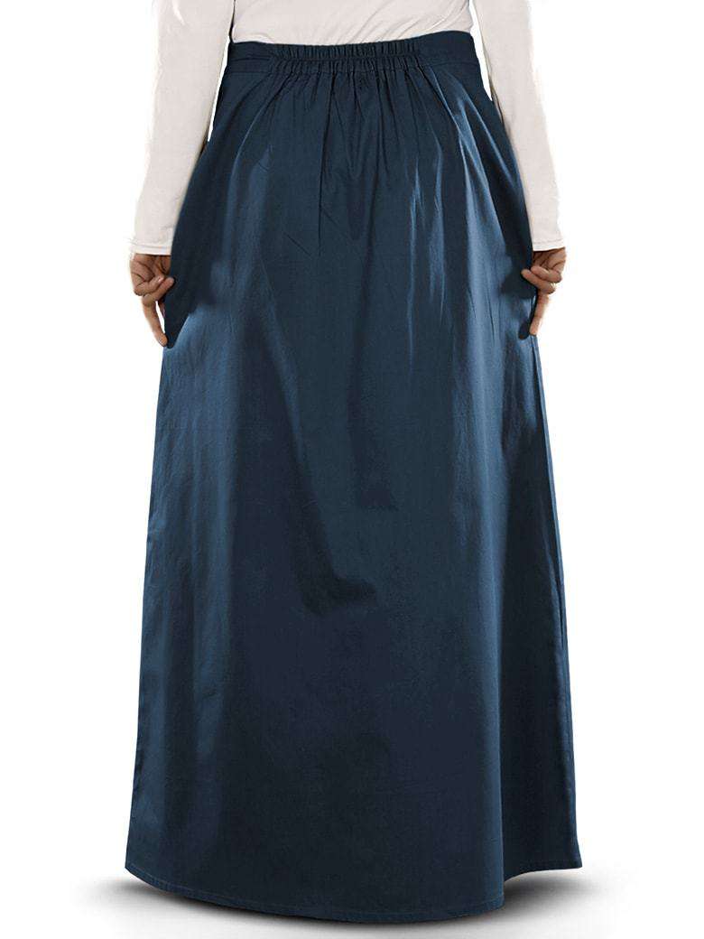 ISA Twill Skirt for Women - High Waist A-Line Midi Skirt with Pockets | Perfect for Office, Date Night & Casual Outfits