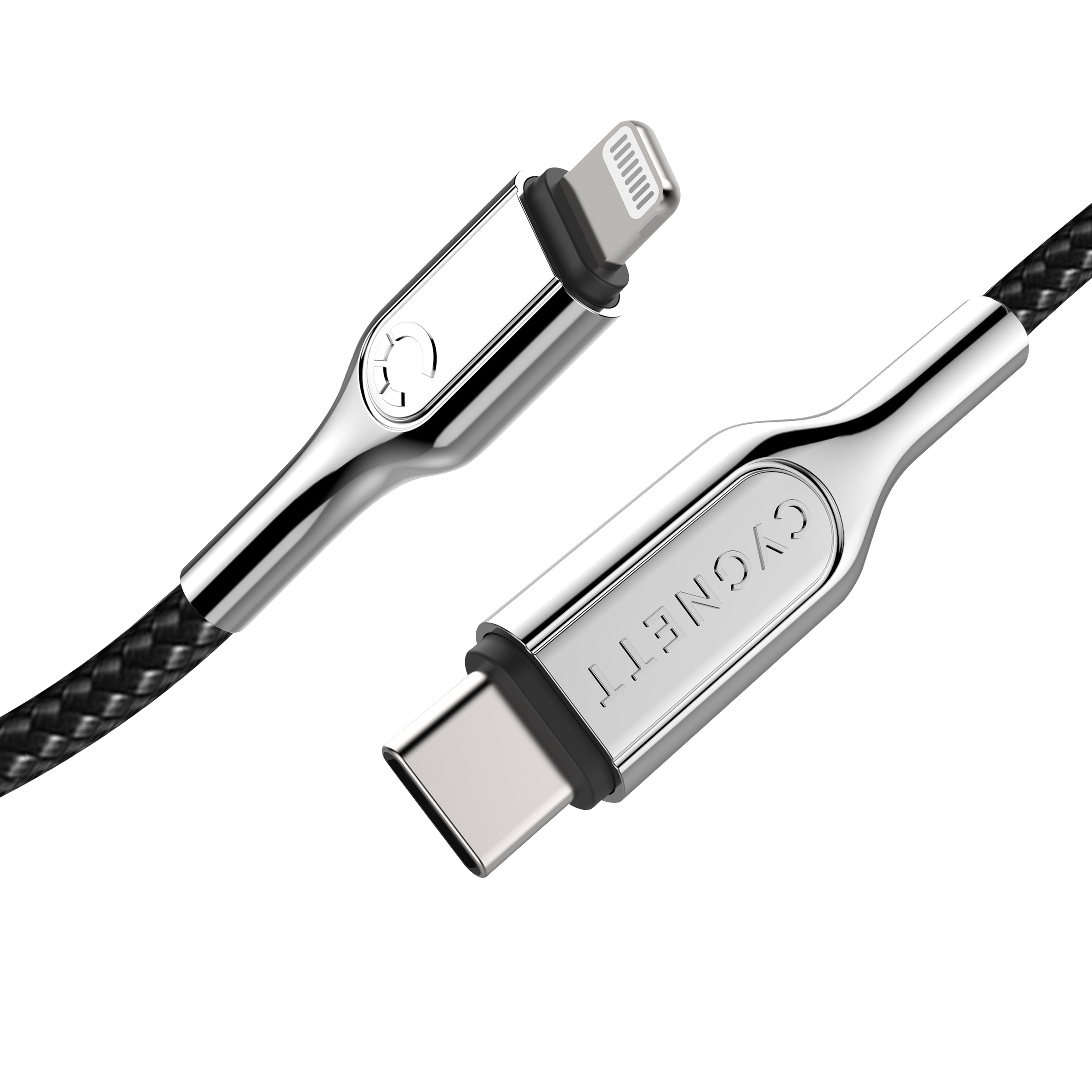 Premium Lightning to USB C Cable 3m (10ft) - Fast Charging & Data Sync for iPhone, iPad - Durable Nylon Braided Black Cable for Home, Office, Travel