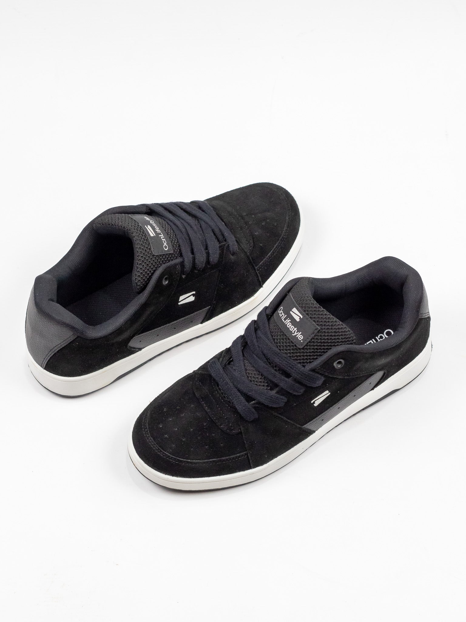 Ocn Desert Black White Sneakers - Lightweight Comfortable Casual Shoes for Men & Women | Perfect for Walking, Running, and Everyday Wear