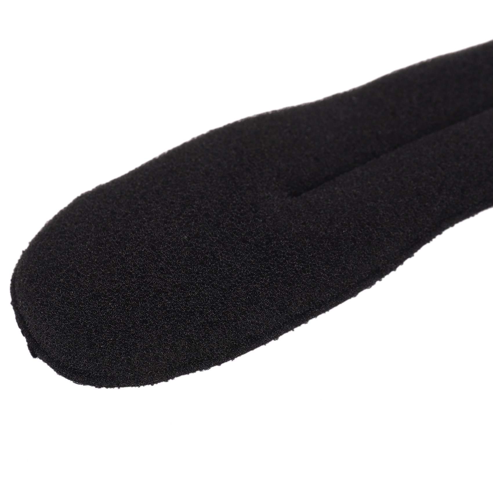 Hair Bun Maker Kit - 2 Small & 2 Large Foam Sponge Donut Bun Shapers for Women (Black) | Perfect for Updos, Ponytails & Ballet Hairstyles