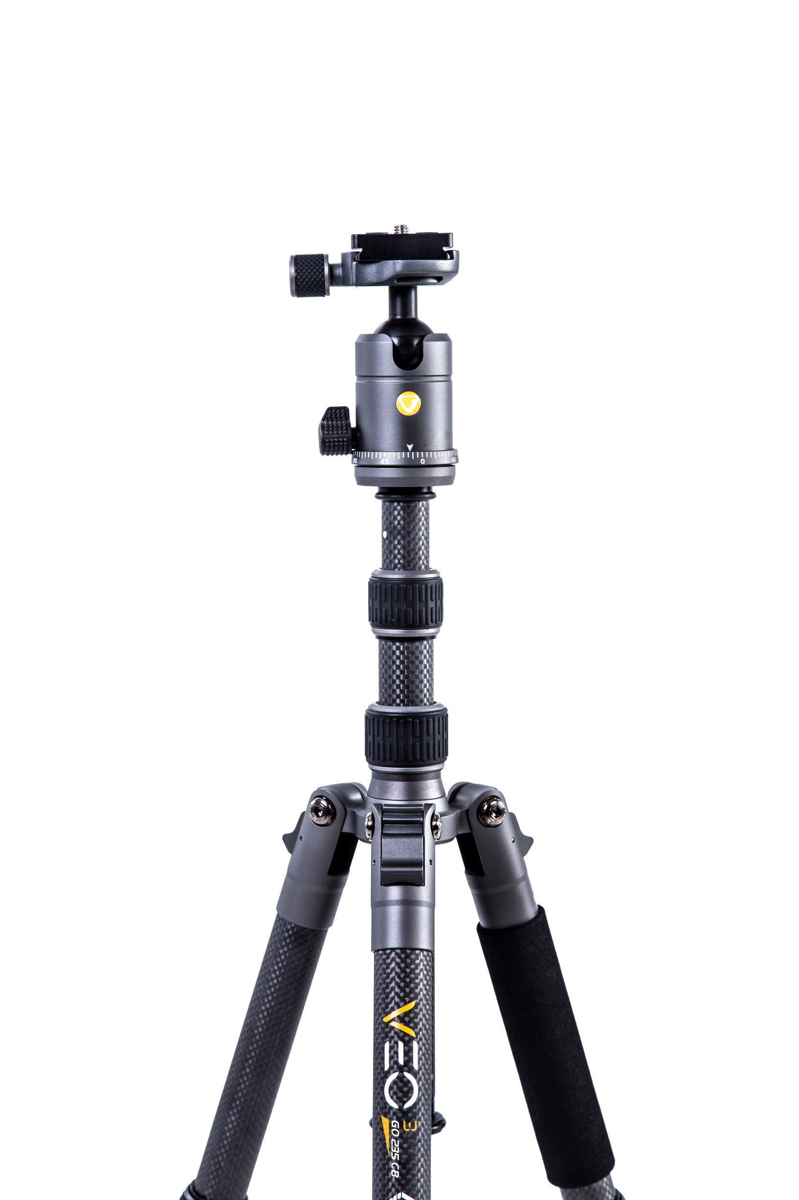 VEO 3 GO 235CB Carbon Fiber Tripod & Monopod with Ball Head - Lightweight Travel Tripod with Bluetooth Remote & SPC Technology | Perfect for Photography, Vlogging, and Outdoor Adventures